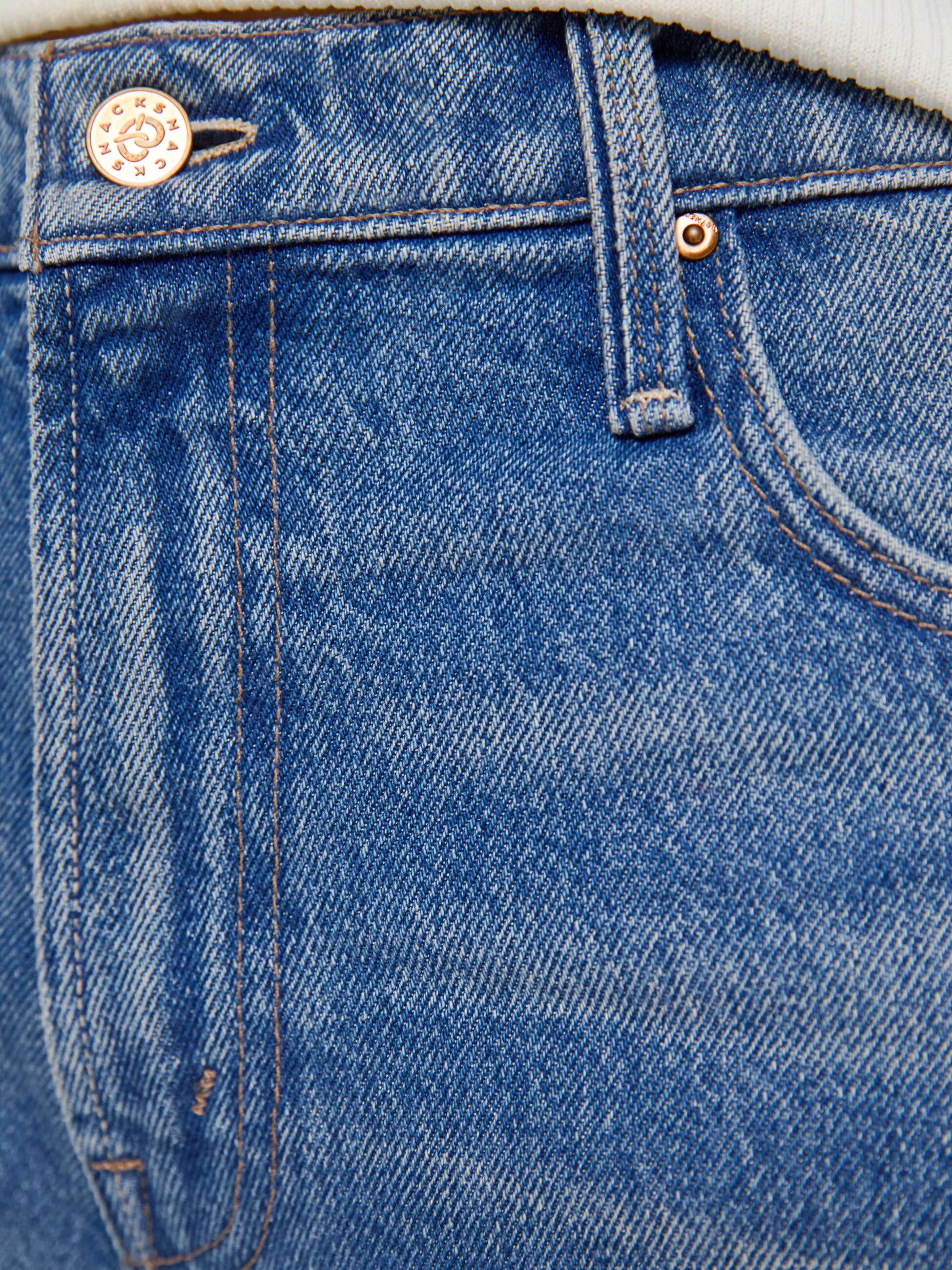 MOTHER SNACKS! Smoothie Flood Cuff Jeans Tootsie Mittelblau