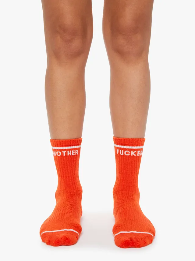 Mother Baby Steps Mandarin Red Socken Rot O/S Baumwolle