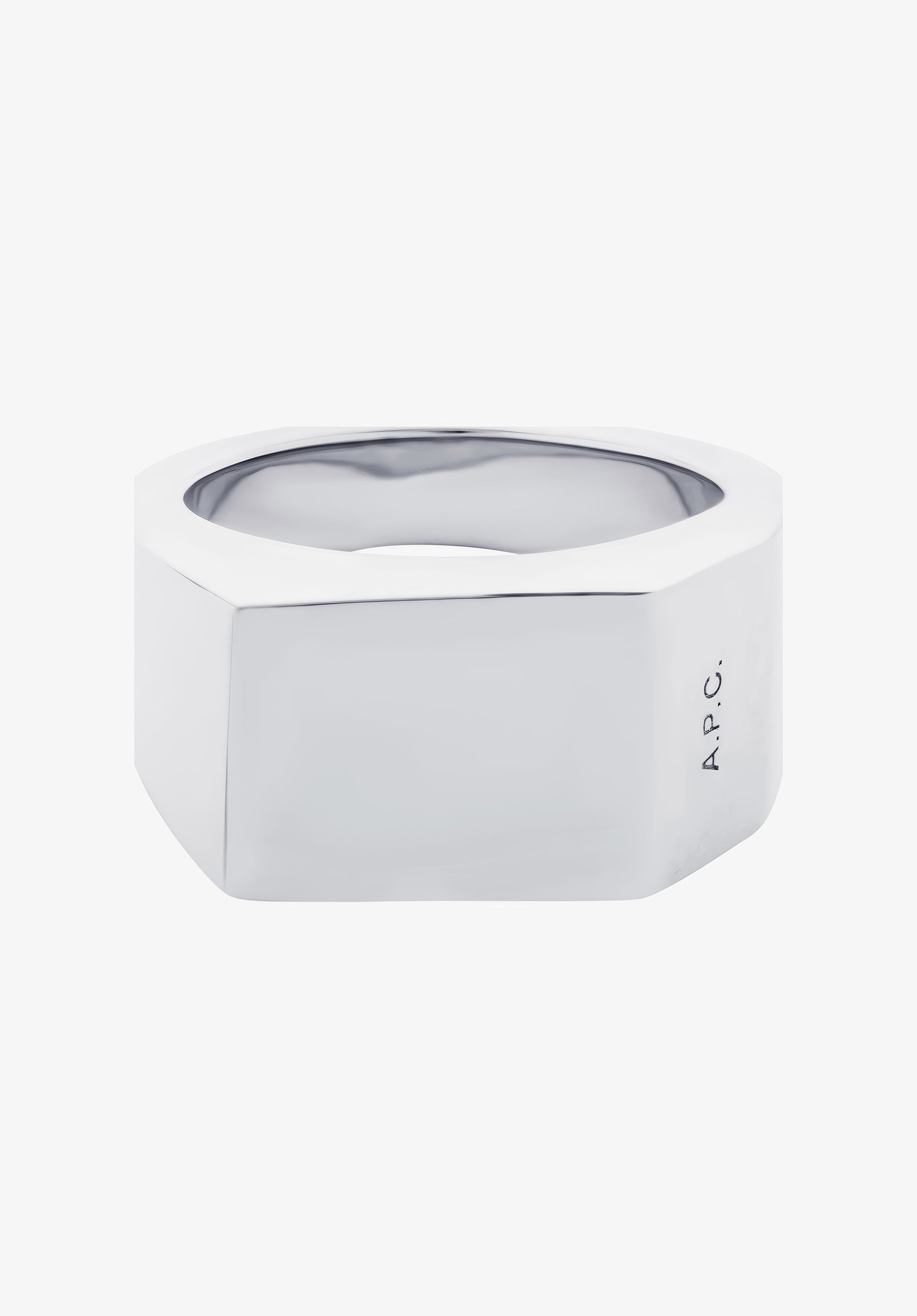 A.P.C. Accessories Siegelring Minimal Ring Silber Gr. 54