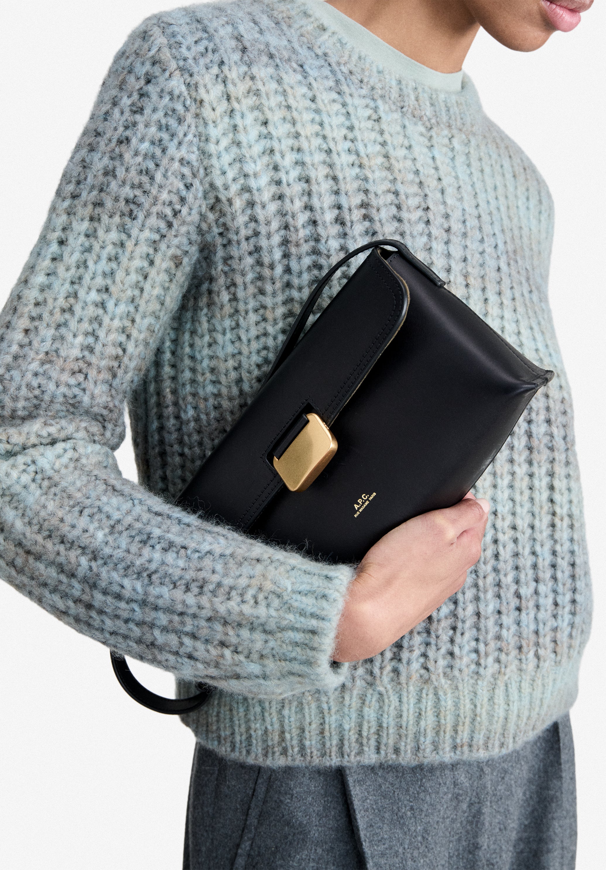 A.P.C. Simone Small Tasche TU Umhängetasche Goldverschluss