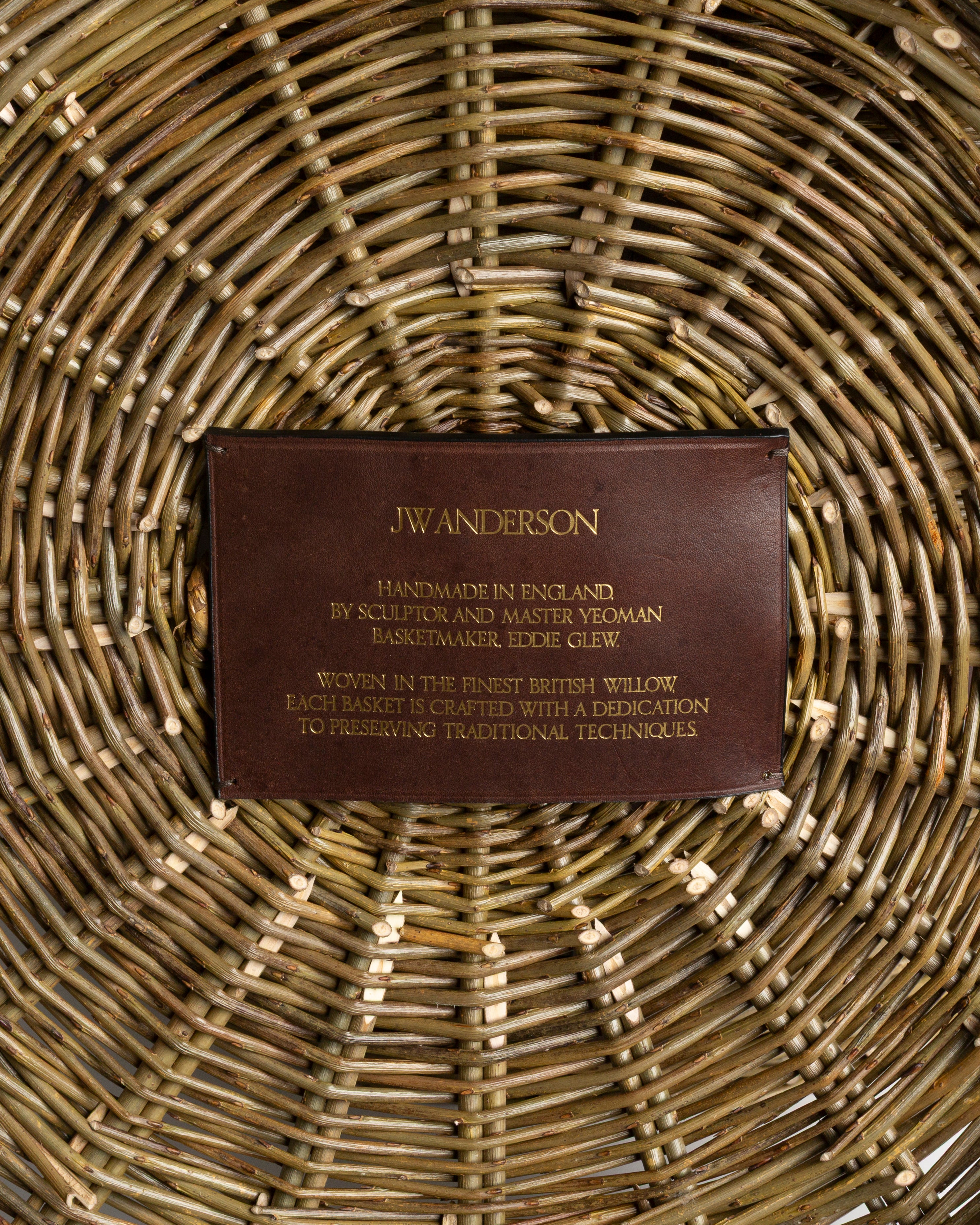 J.W.Anderson x Eddie Glew Laundry Basket Korb Braun