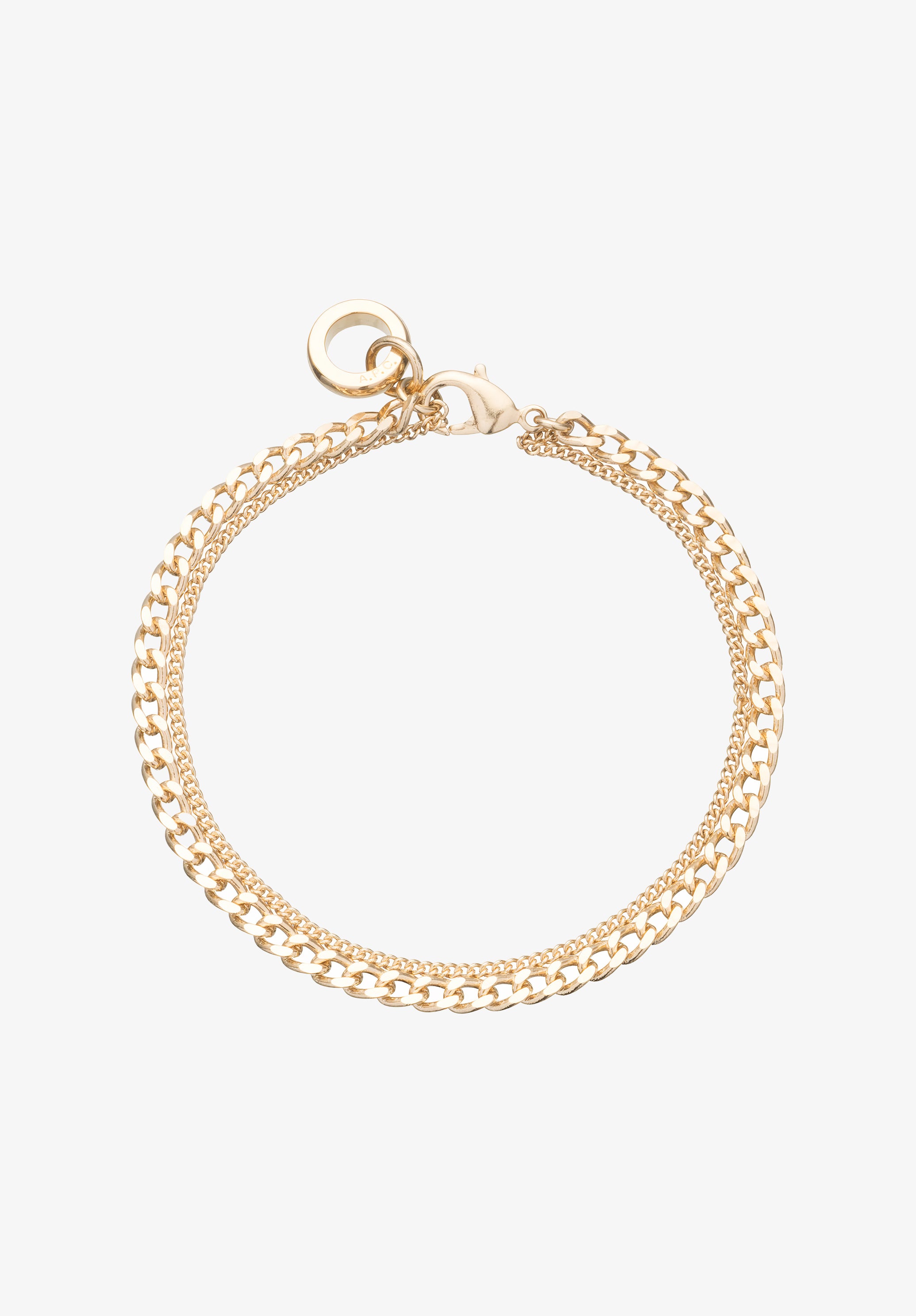 A.P.C. Armband Minimal T2 Messing Unisex