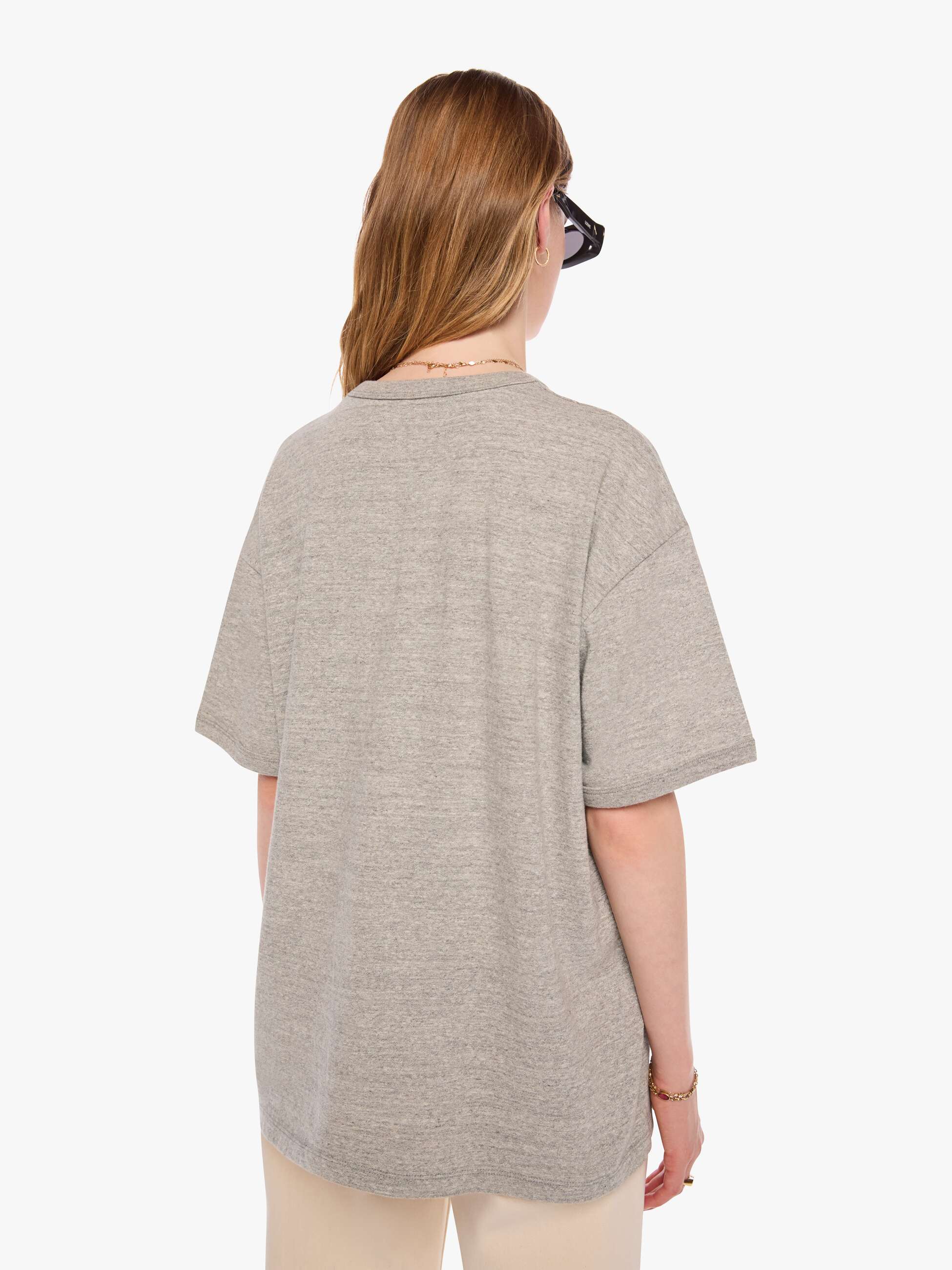 Mother The Lowdown T-Shirt Canoe Cook Off grau Oversize