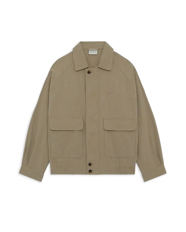 Drôle De Monsieur Raglan Blouson Khaki Baumwollmix
