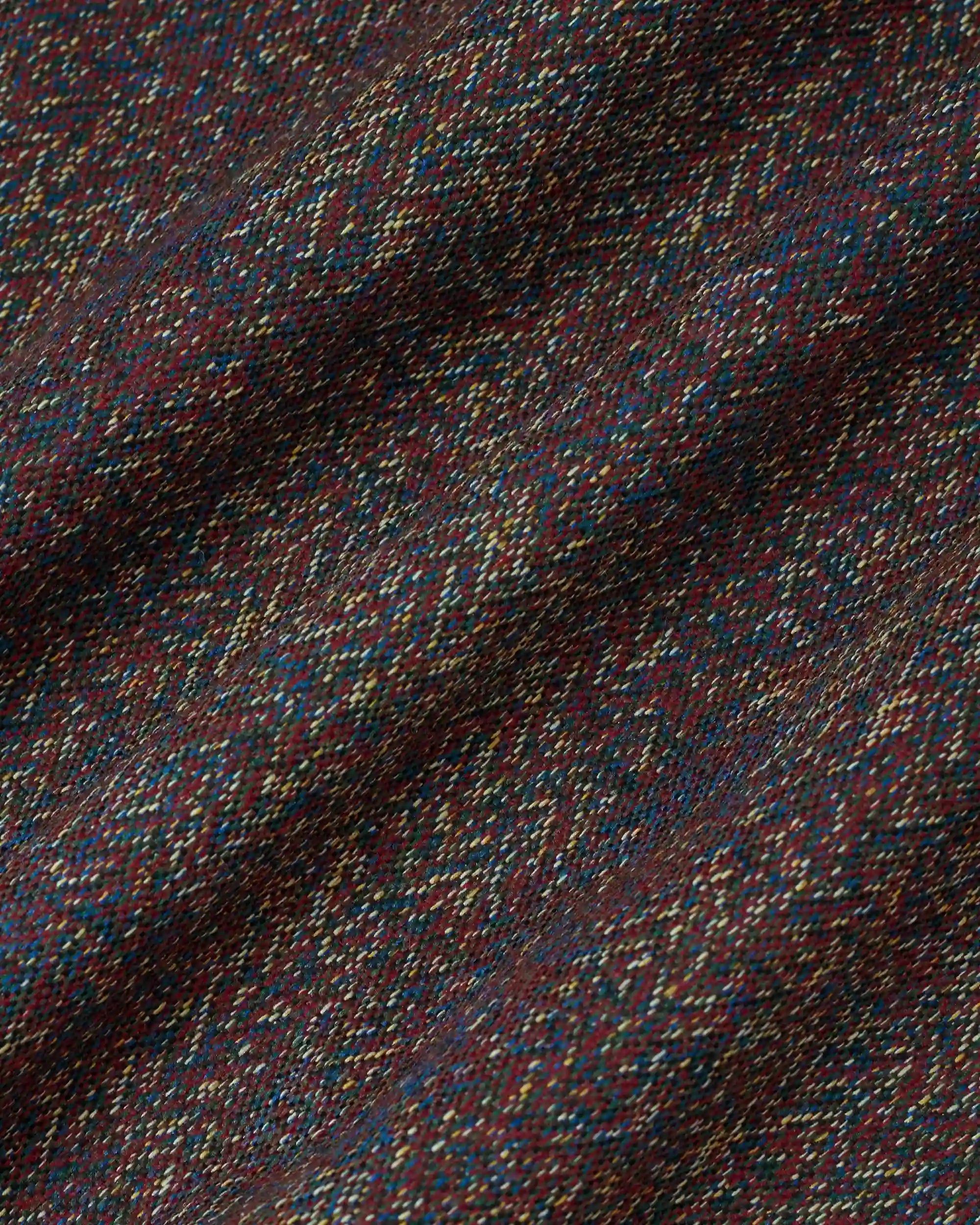 Drôle De Monsieur Tweed Trackjacket Wollmix Burgunderrot