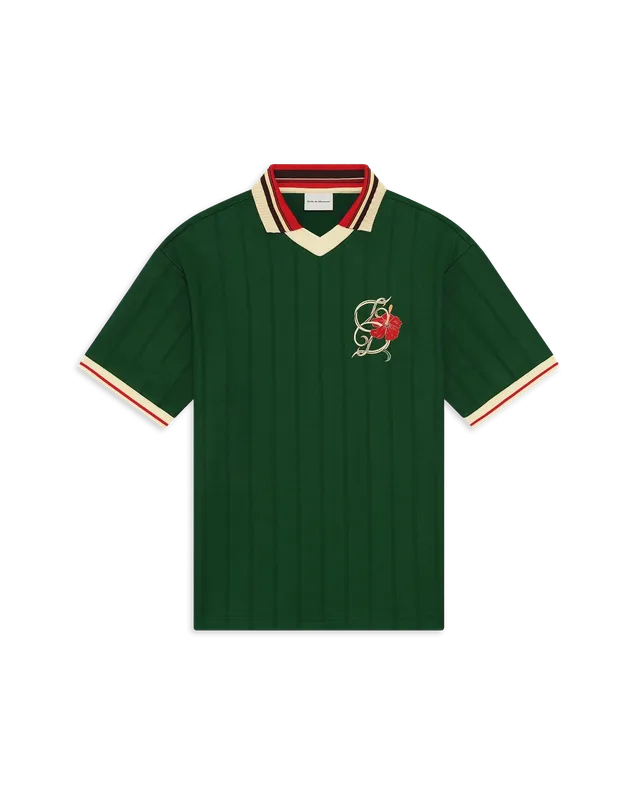 Drôle De Monsieur D Hibiscus Polo Dunkelgrün Kurzarm