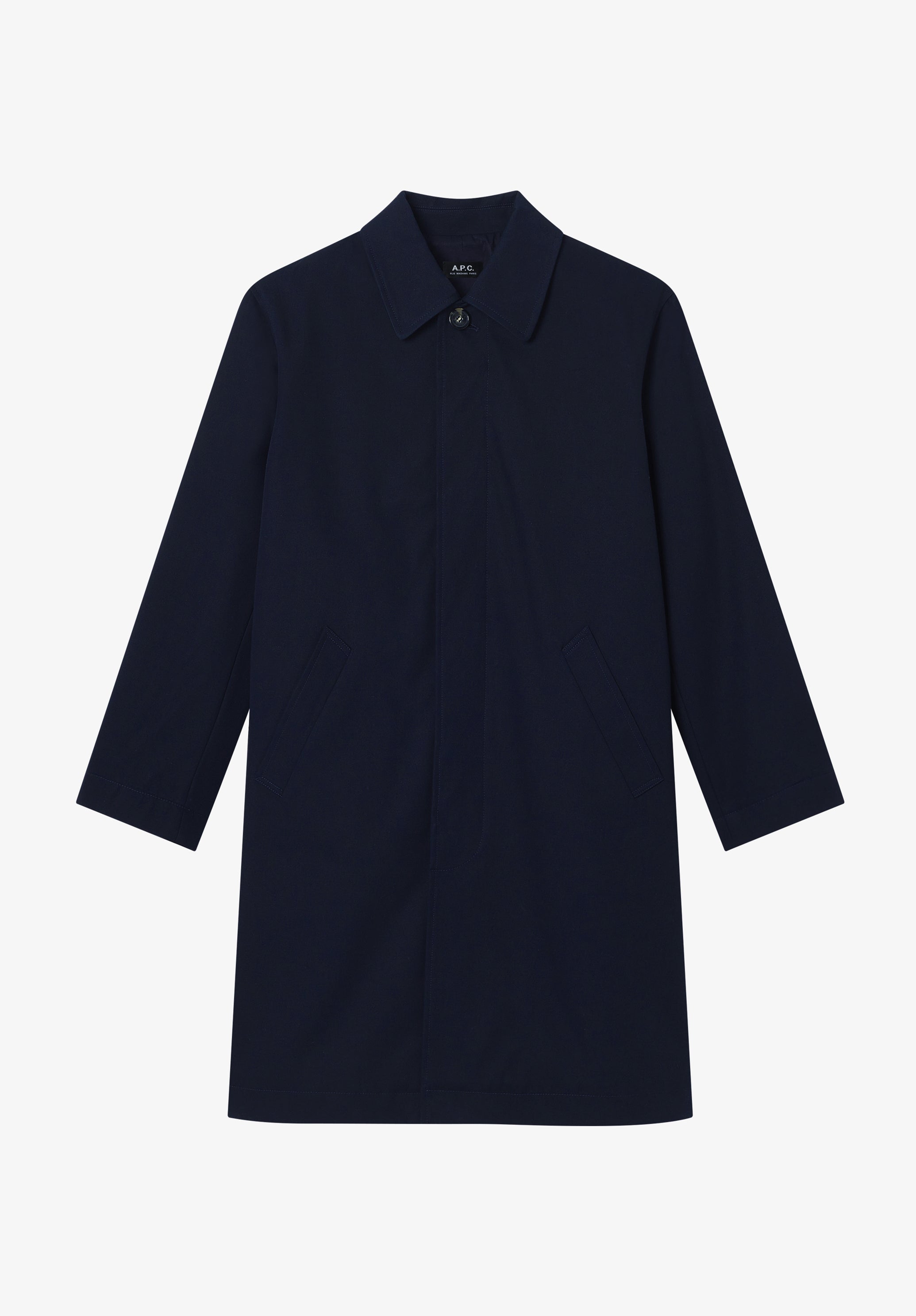 A.P.C. Mac Mantel Baumwollgabardine Gr. M Bio-Baumwolle