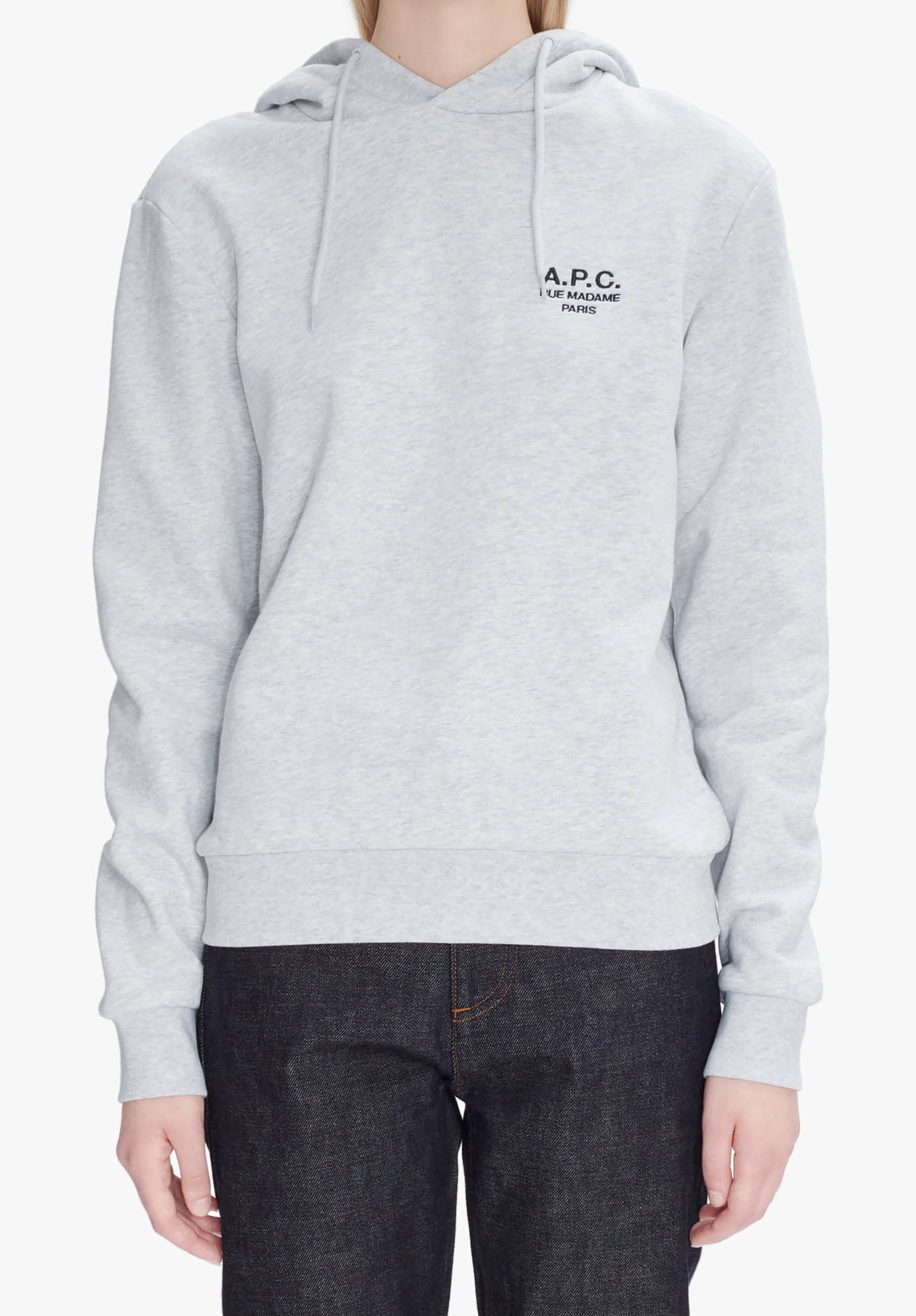 A.P.C. Standard Rue Madame Kapuzensweatshirt Bio-Baumwolle