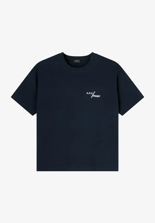 A.P.C. FRGMT Renoncement T-Shirt Größe M Silber-Logo