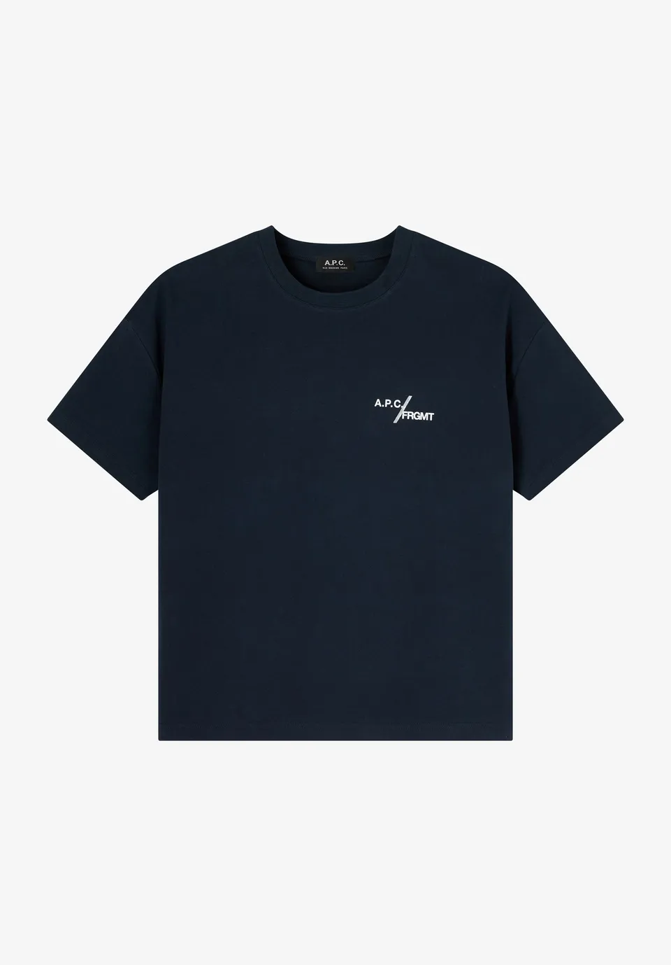 A.P.C. FRGMT Renoncement T-Shirt Größe M Silber-Logo