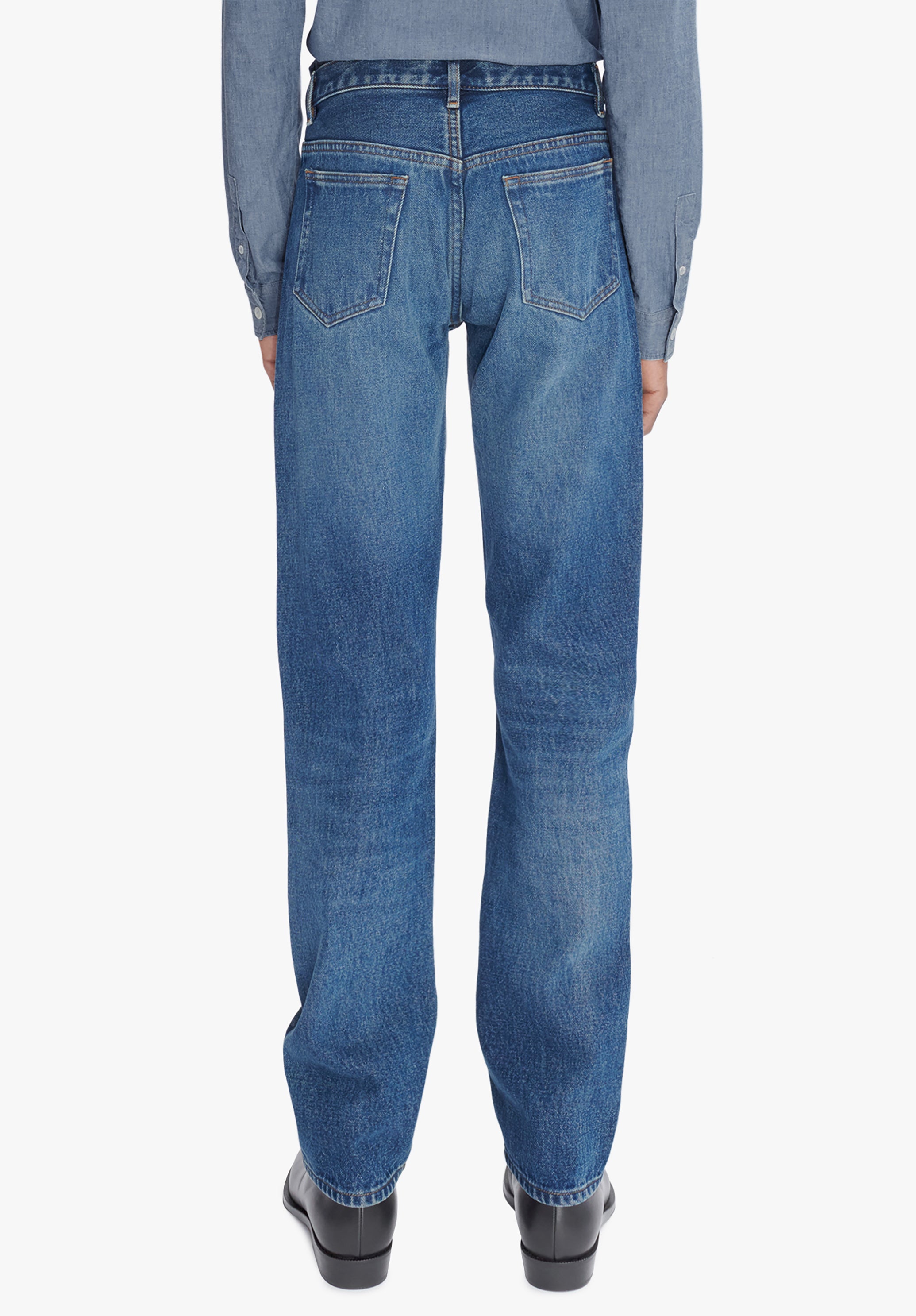 A.P.C. New Standard Jeans Denim mittelhoch gerade