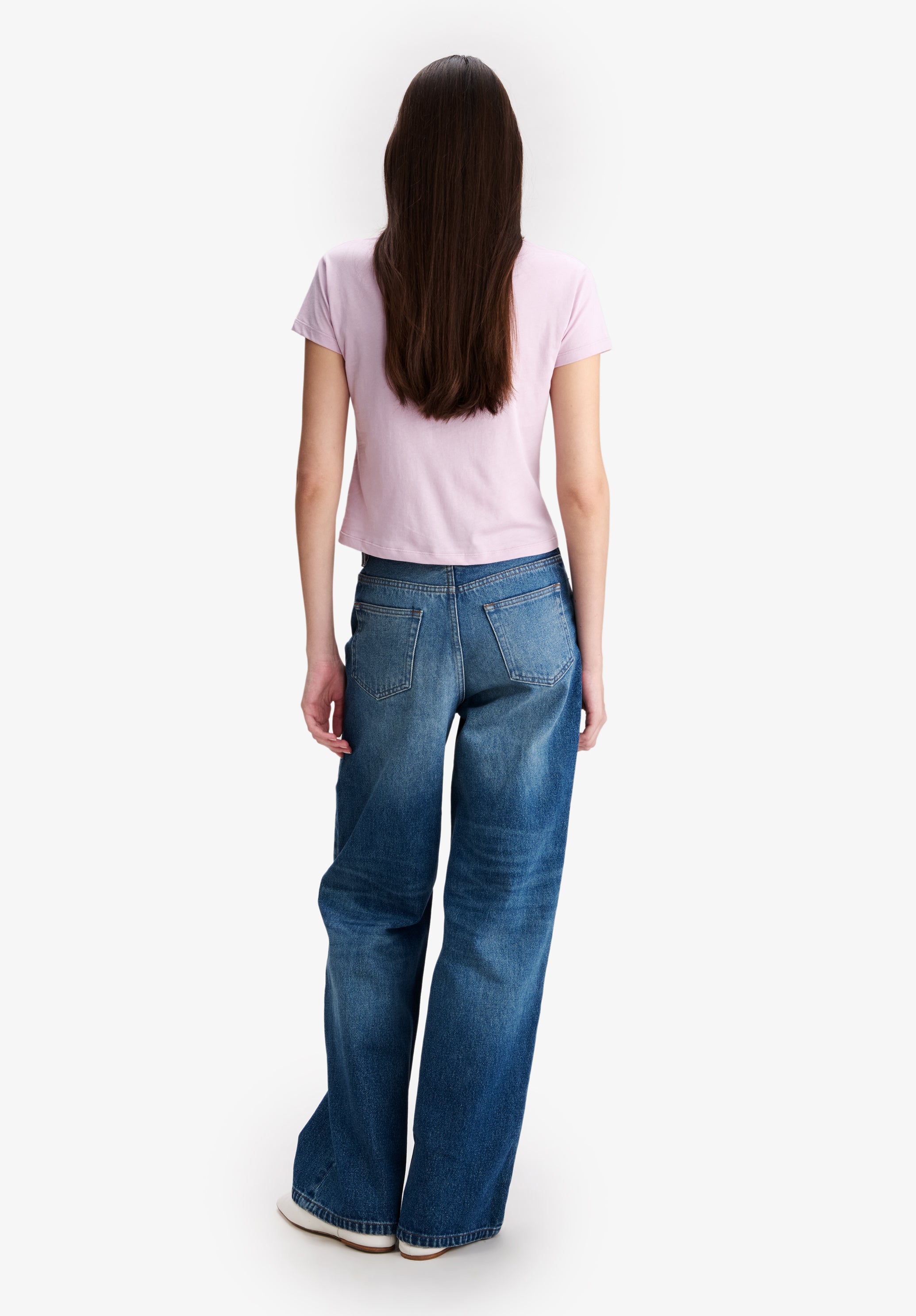 A.P.C. Camping T-Shirt rosa Bio-Baumwolle Vintage