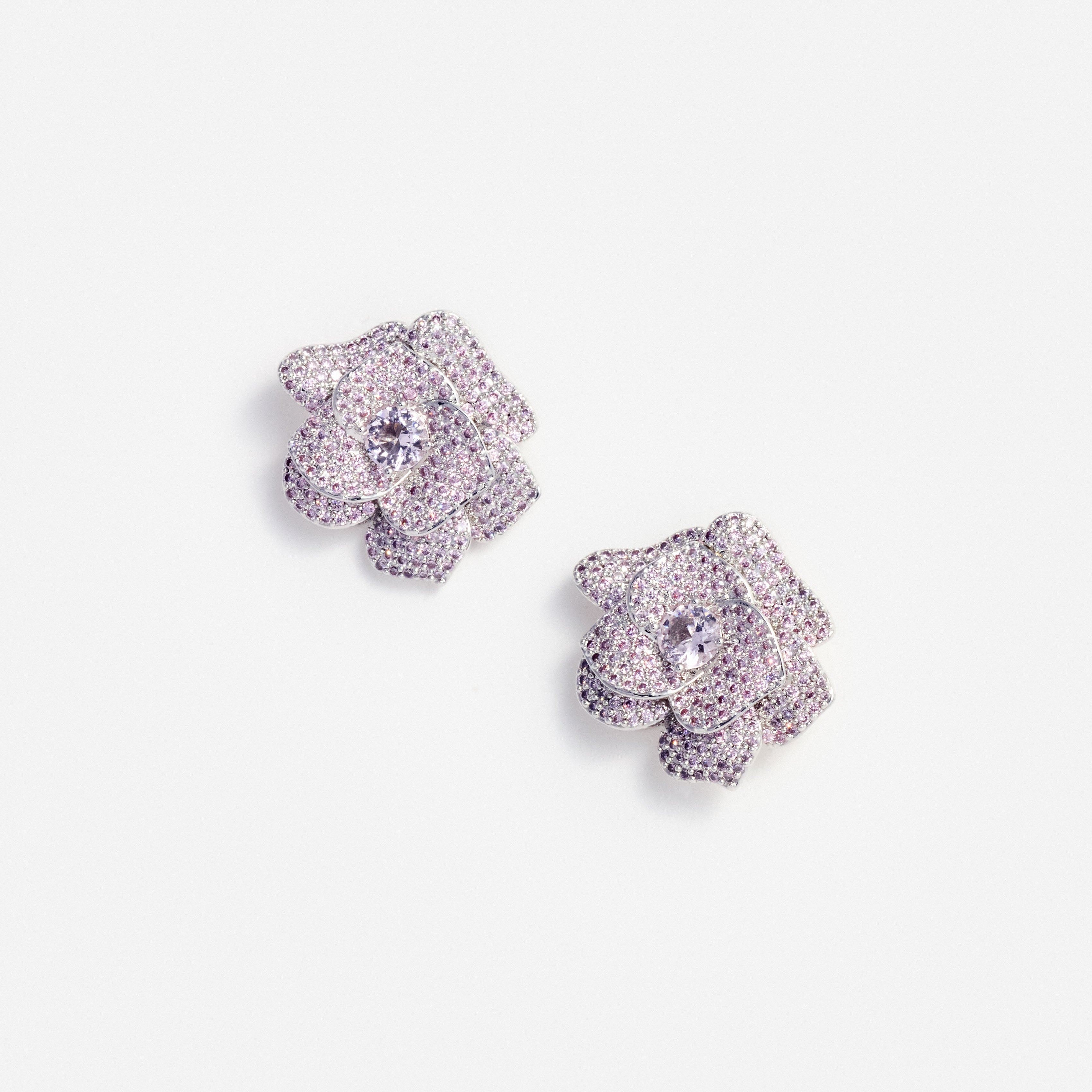 Self Portrait Pink Crystal Ohrringe pink One Size