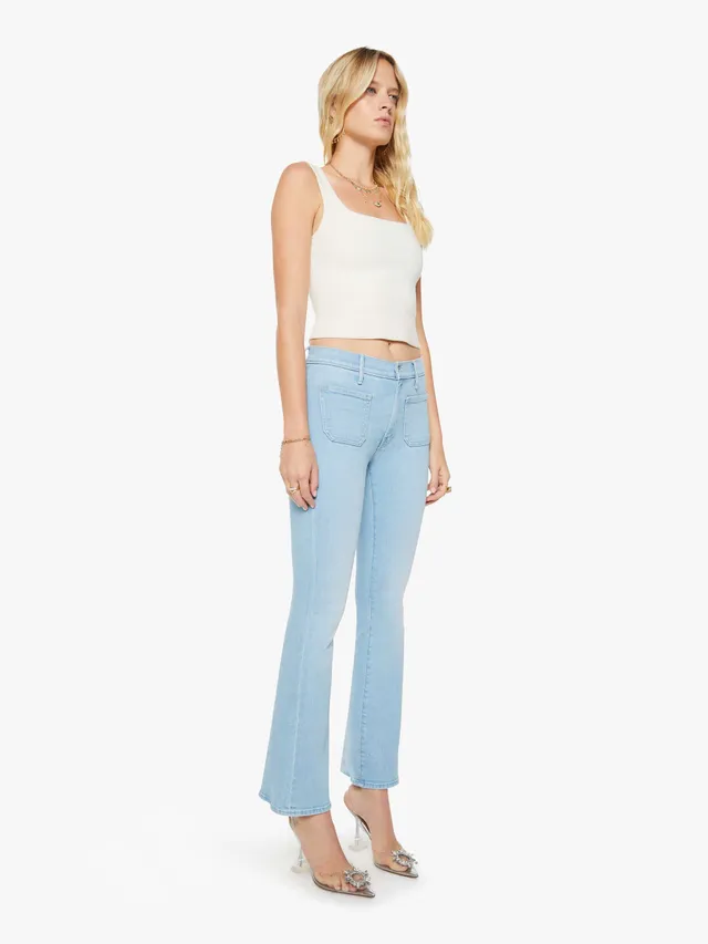 Mother Weekender Patch Pocket Jeans Sauced By Six Flare