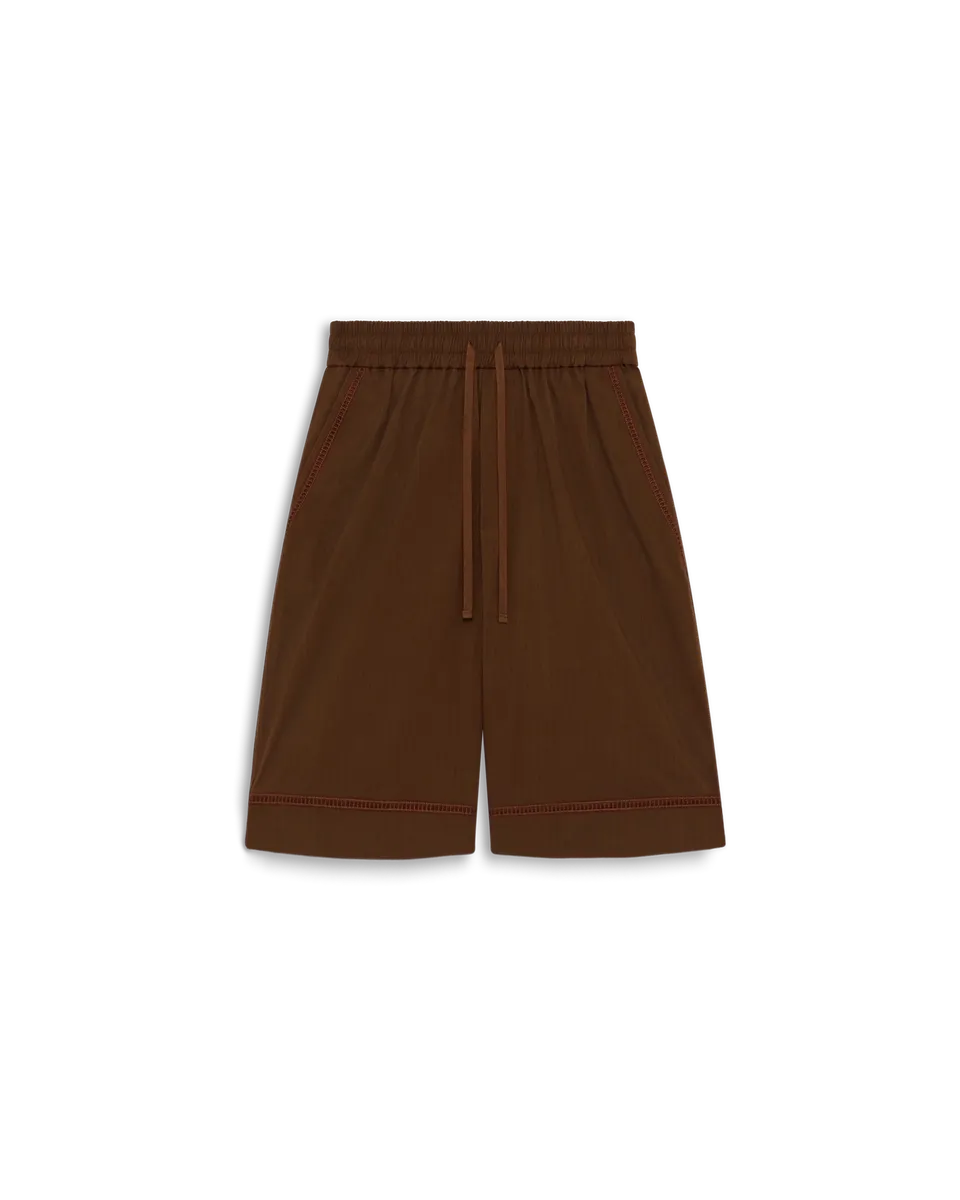 Drôle De Monsieur Short Elastiqué Jour Echelle Shorts braun Baumwolle