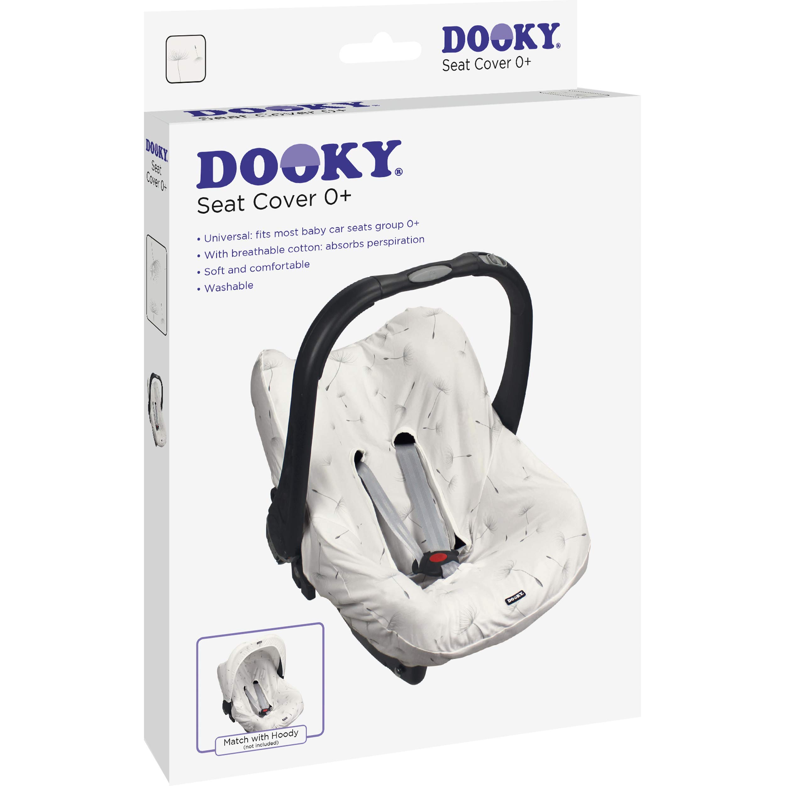 Dooky Hoody Combi Pack Sonnenschutz Babyschale Dandelion Weiß