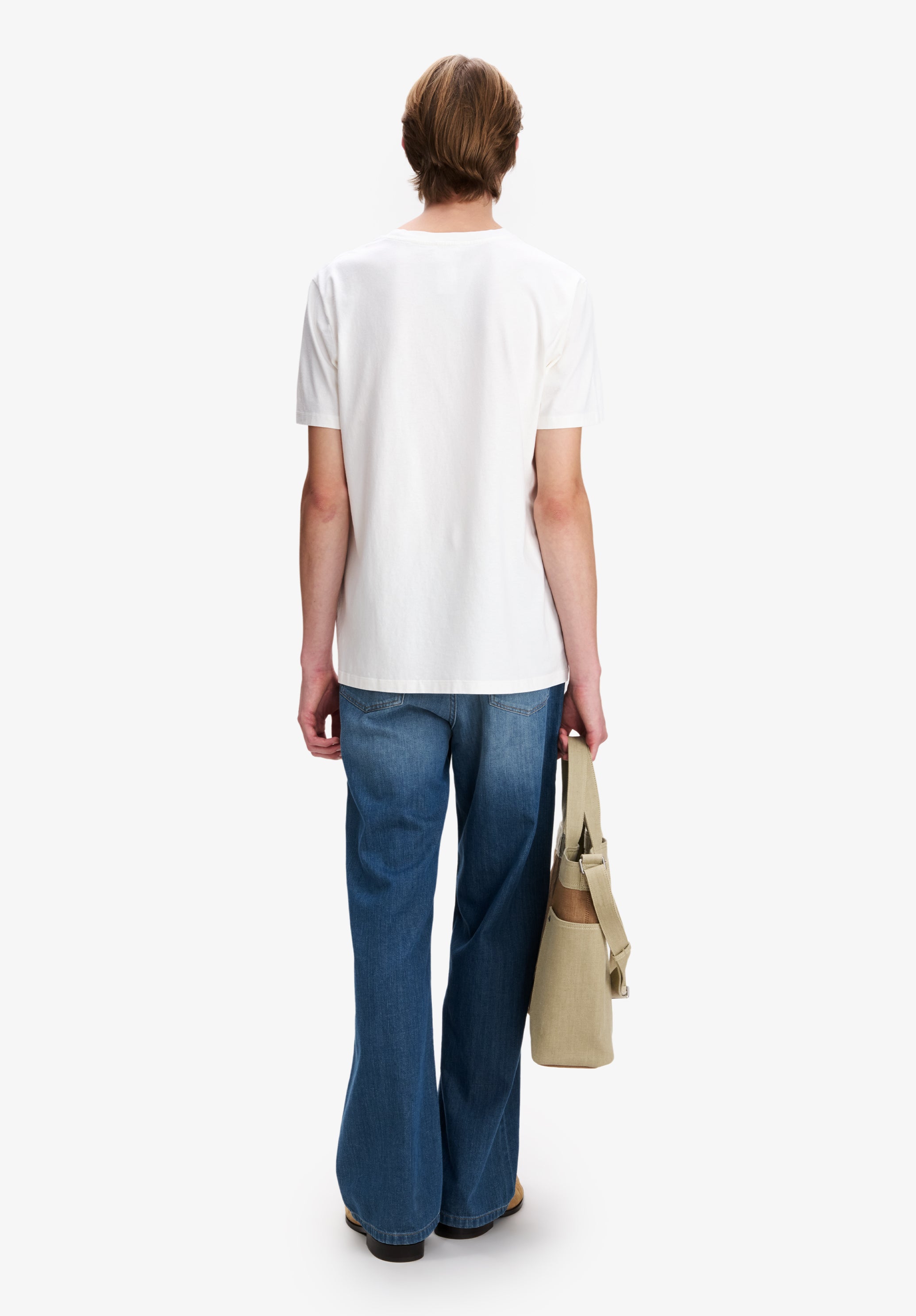 A.P.C. Rue Madame T-Shirt cremeweiß Bio-Baumwolle