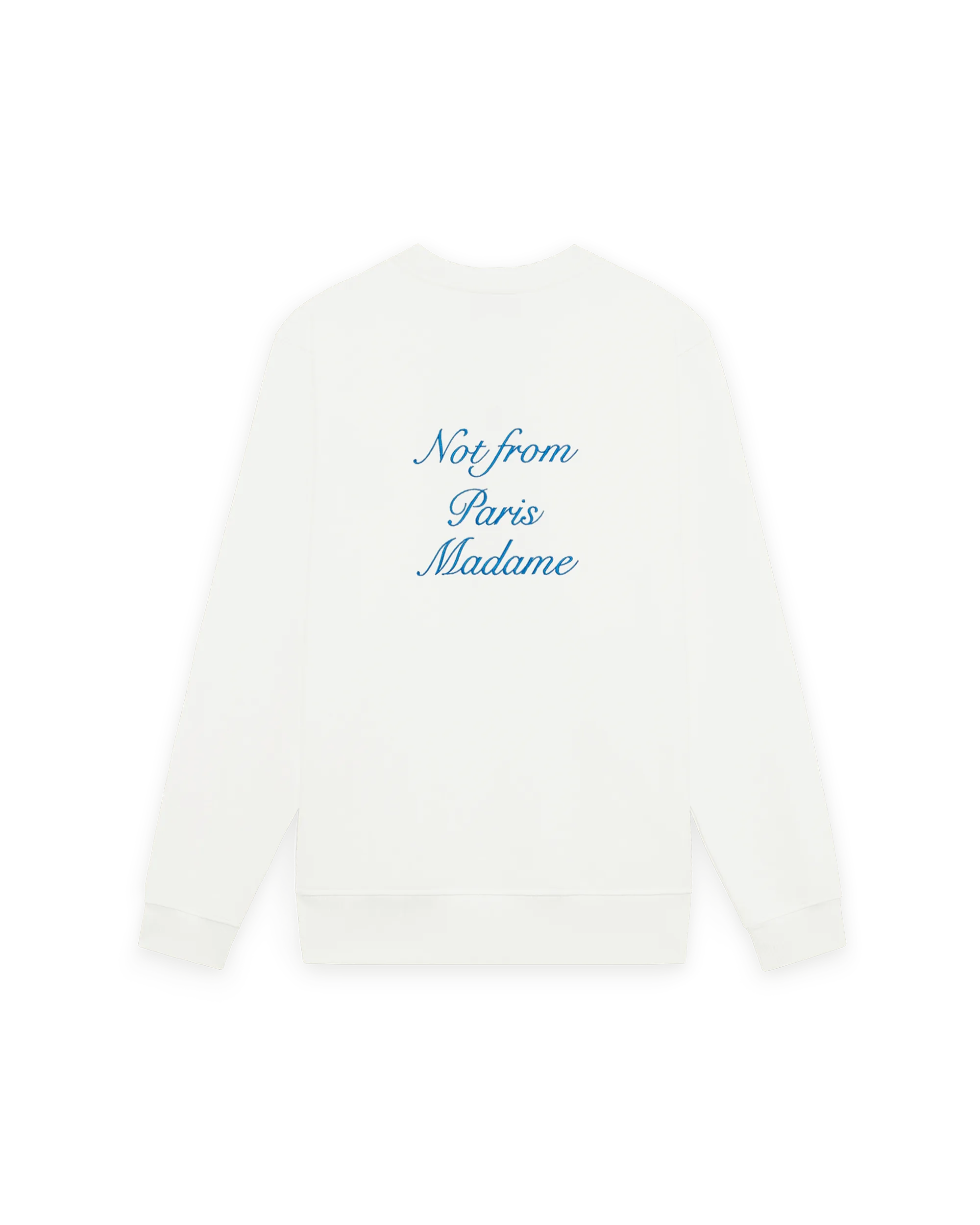 Drôle De Monsieur Le Sweatshirt Slogan Calligraphy Sweatshirt Off-White