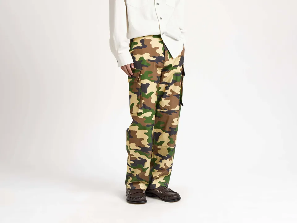 J.W. Anderson Cargo Trousers Hose Braun/Grün 48