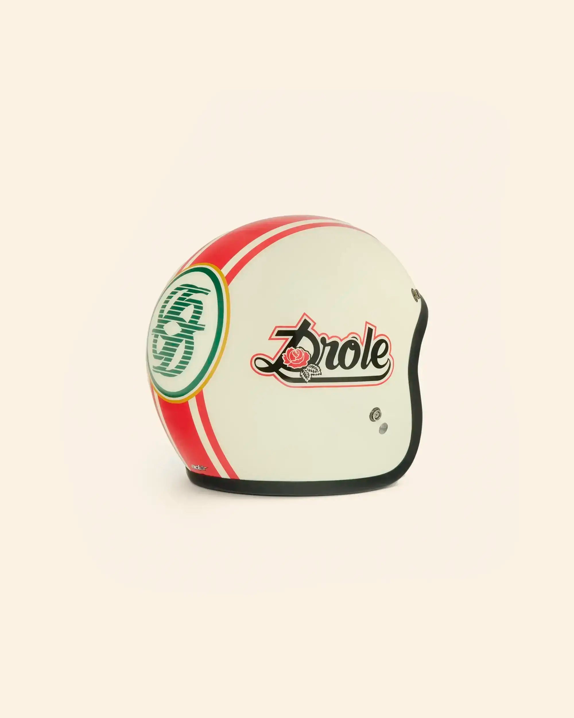 Drôle De Monsieur Casque Jethelm Creme Fiberglas One Size