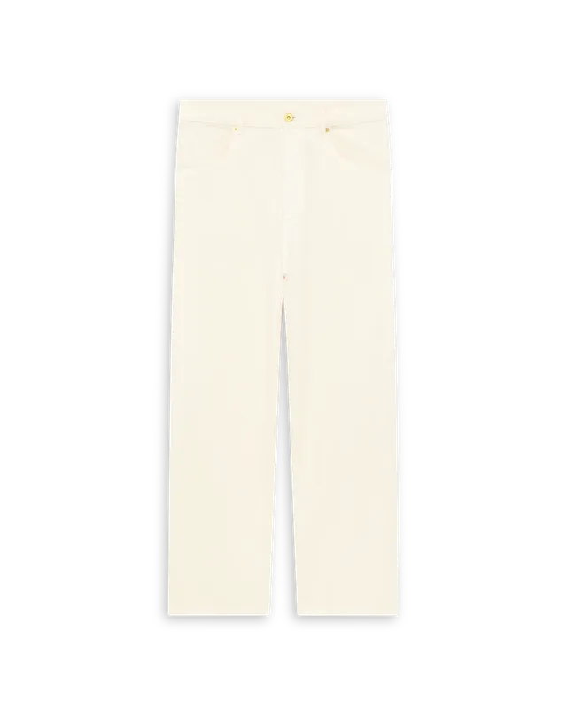 Drôle De Monsieur Le Jean Baggy Jeans écru Baumwolle