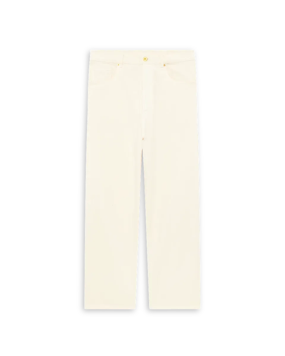 Drôle De Monsieur Le Jean Baggy Jeans écru Baumwolle