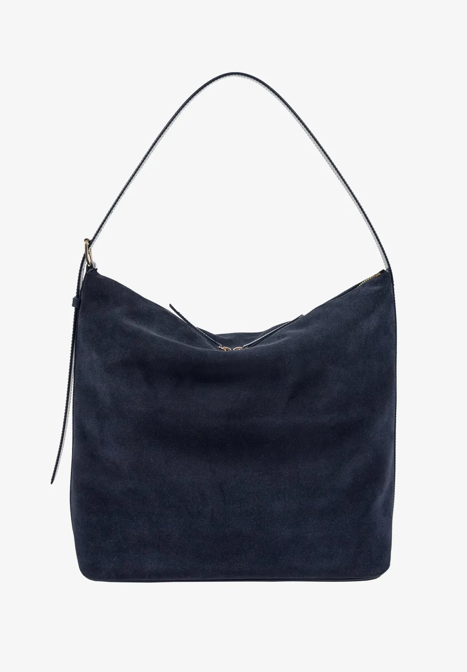 A.P.C. Vera Maxi Tasche Wildleder Blau 40cm