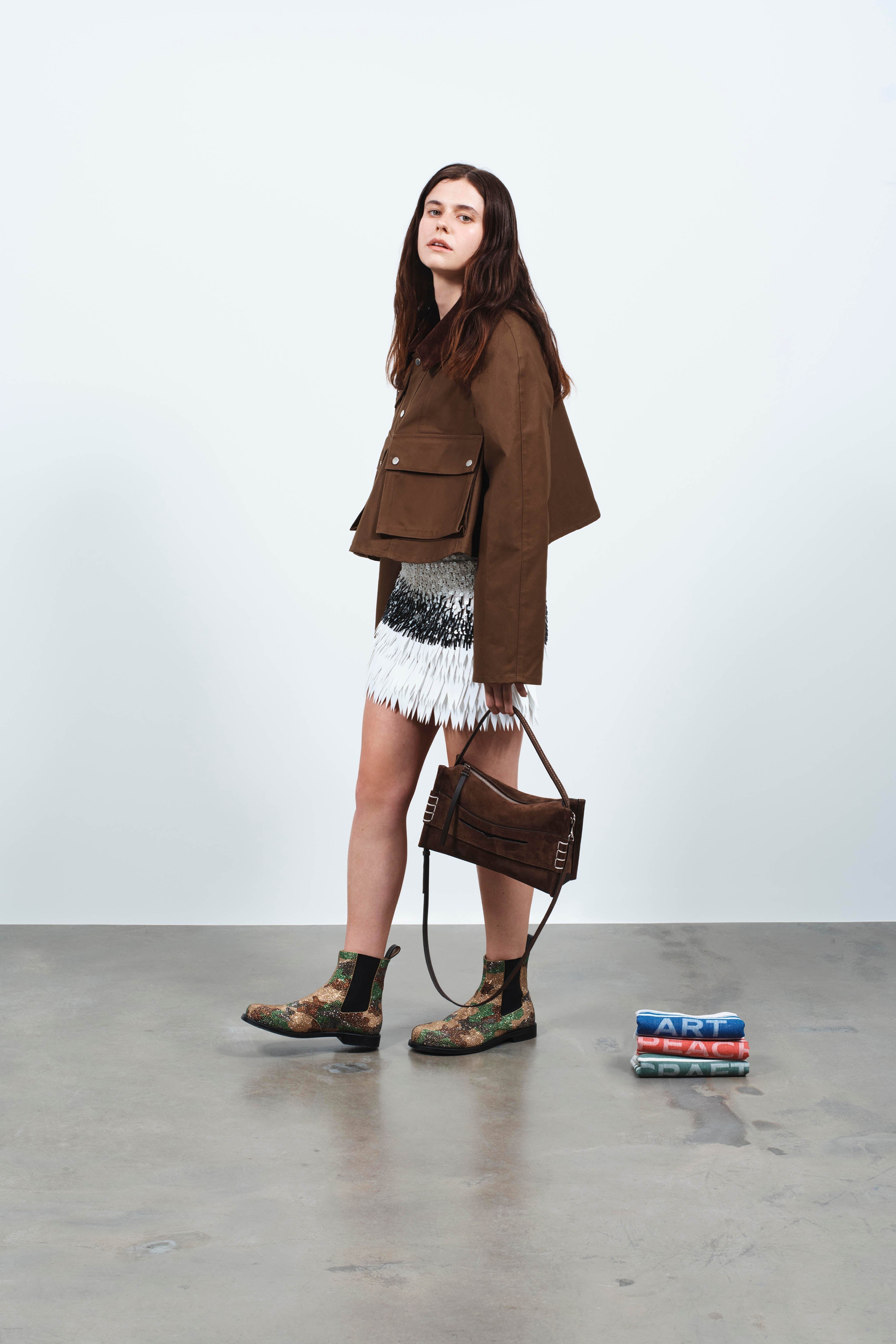 J.W.Anderson Coats Barn Jacket Damen Dunkeloliv Waxed