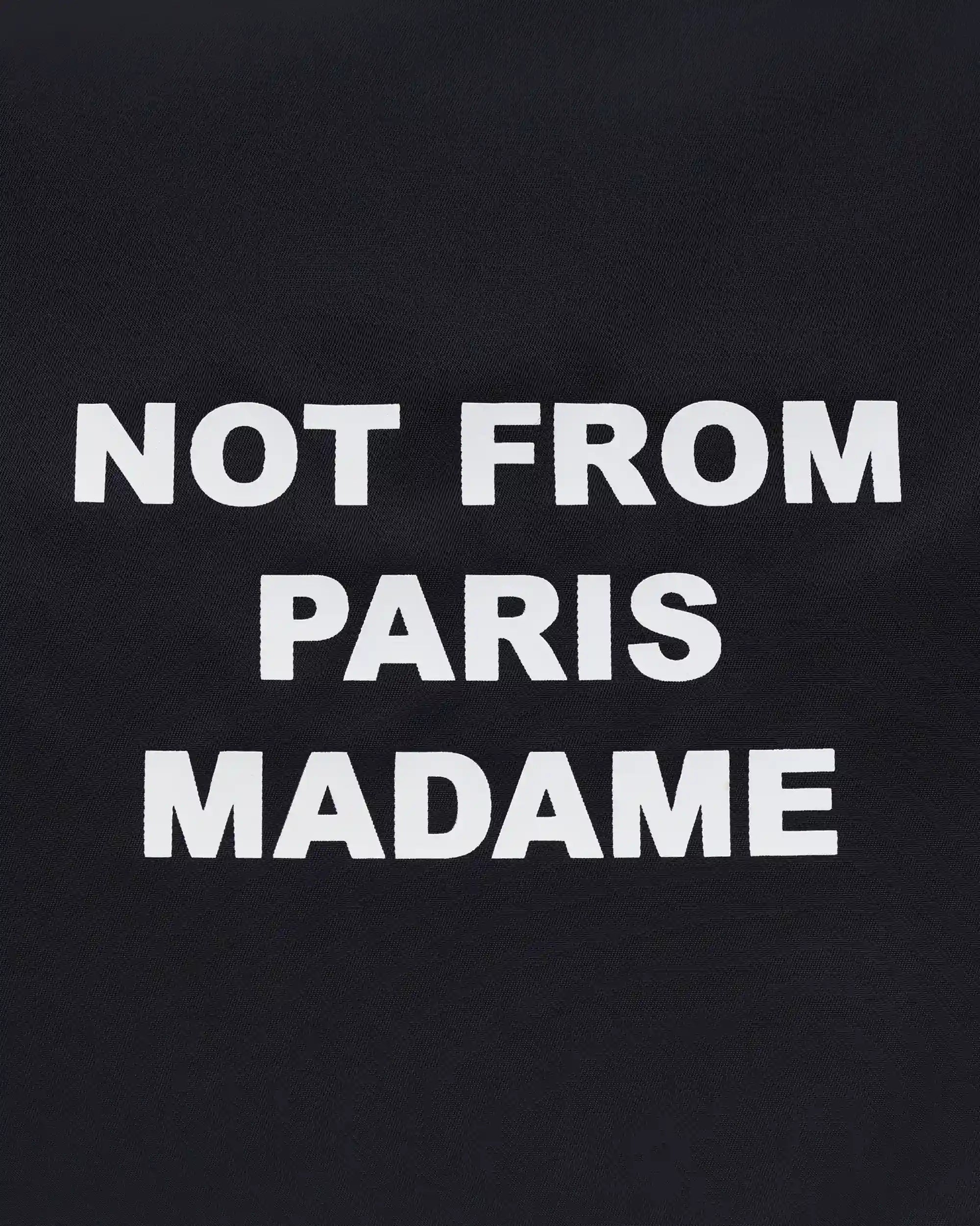 Drôle De Monsieur Nylon Slogan Gym Bag Sporttasche Schwarz OS