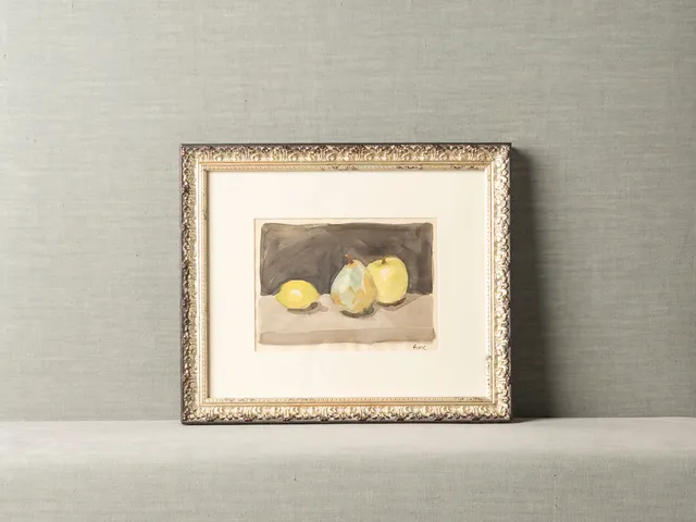 J.W.Anderson Watercolour Robert Kulicke 1961 Bild