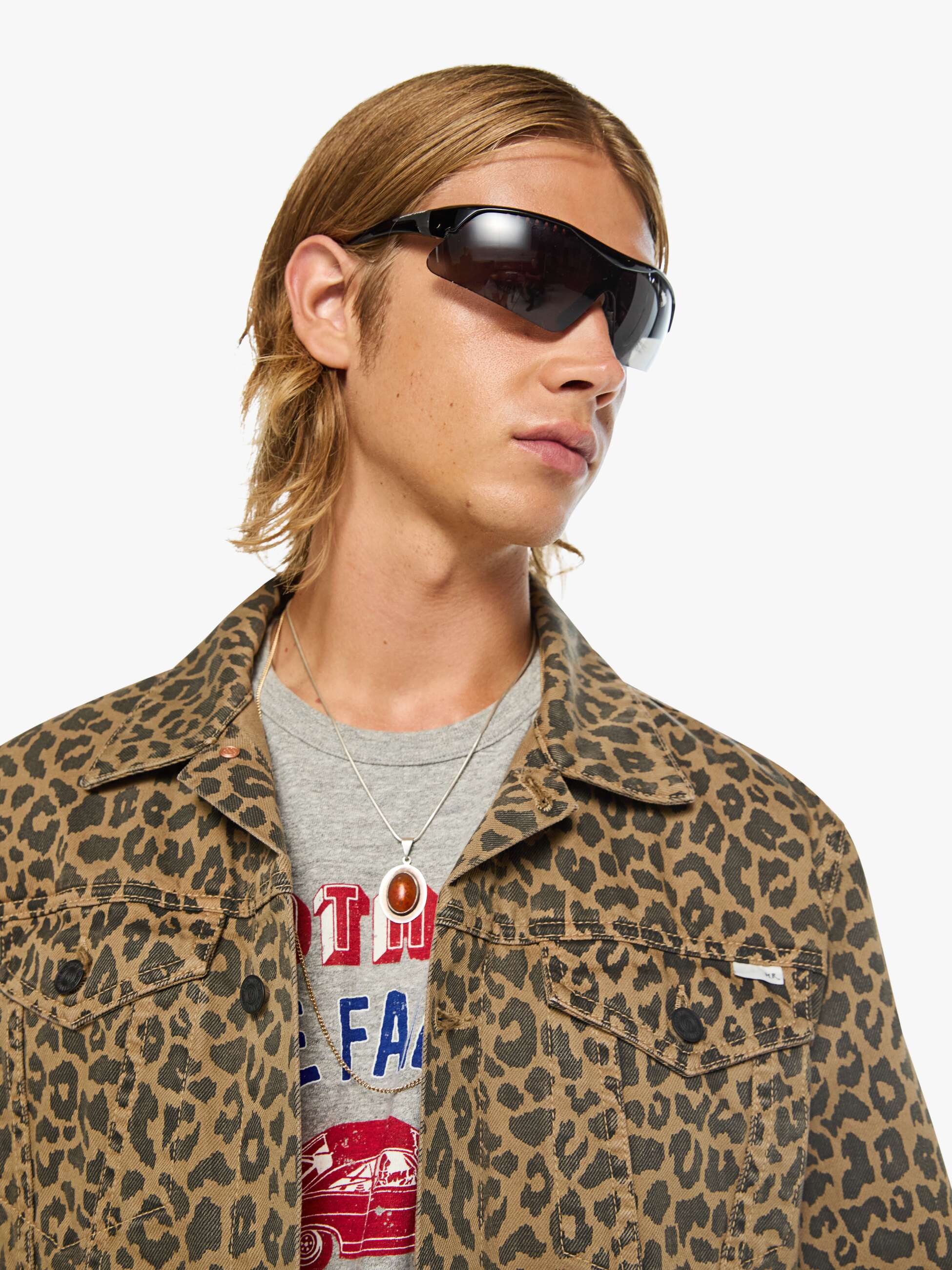 Mother The Drifter Leap Year Jacke Leopard Herren