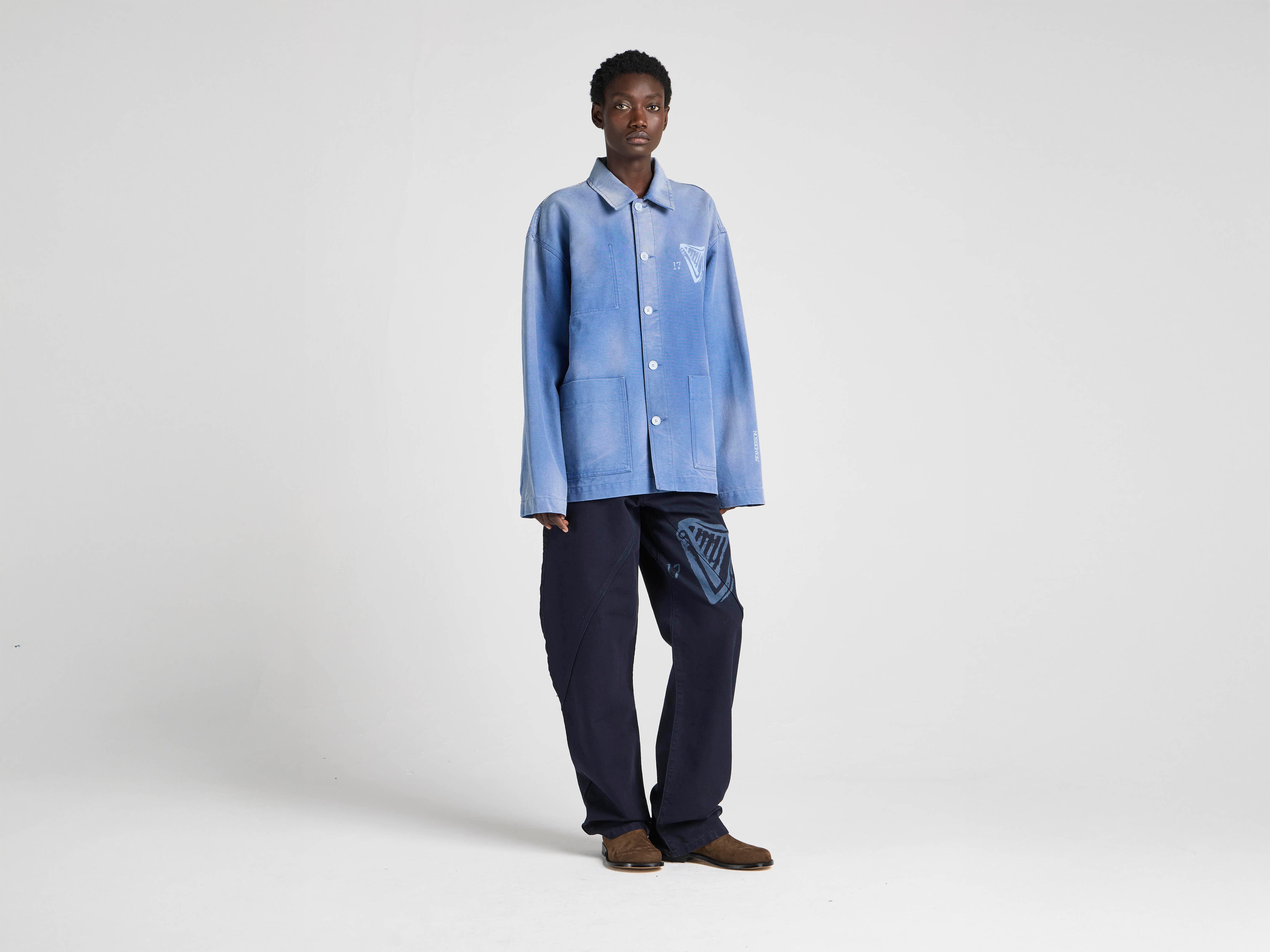 J.W.Anderson Guinness Chore Jacket Denim Mid-Blue Unisex