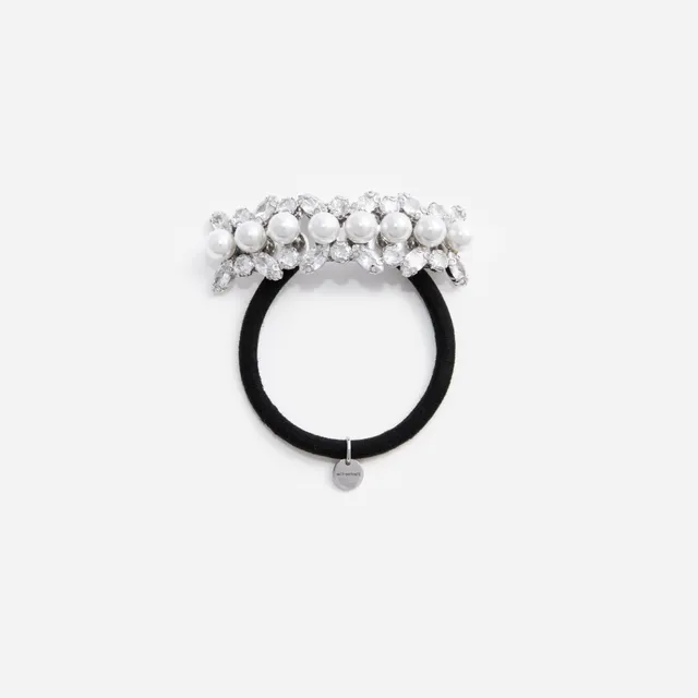 Self Portrait Multi Crystal Hair Cuff Haarschmuck Silber