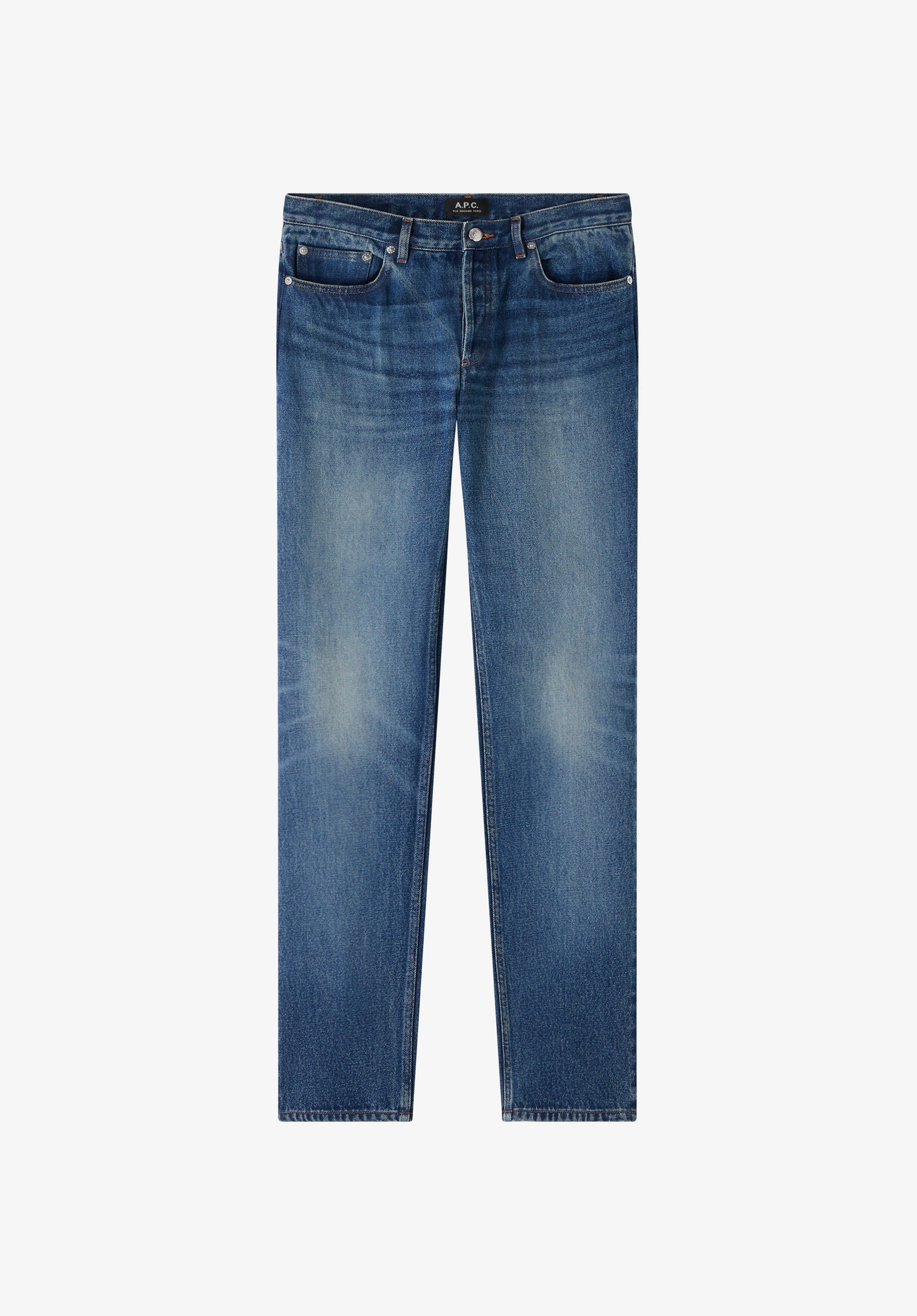 A.P.C. New Standard Jeans Denim mittelhoch gerade