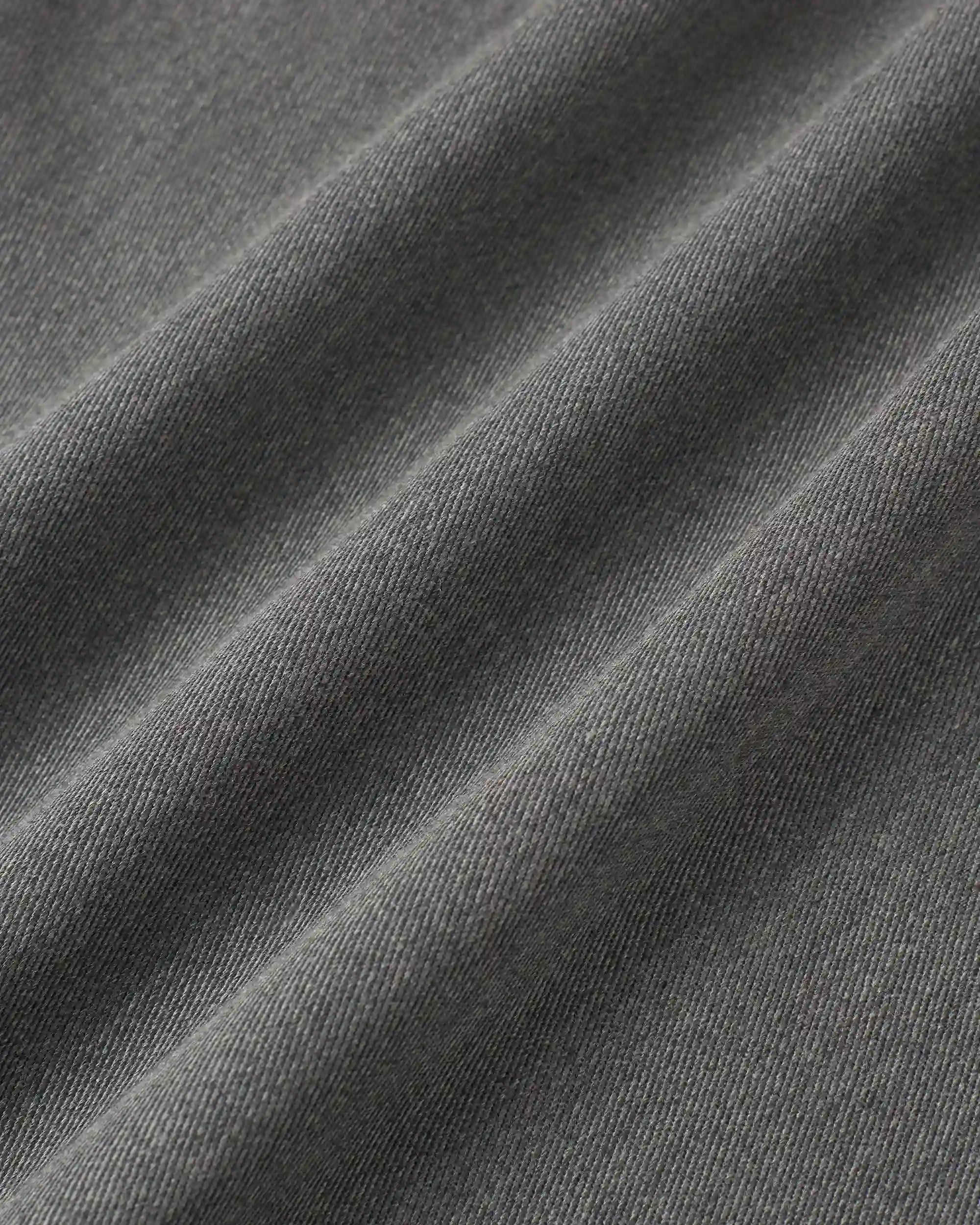 Drôle De Monsieur Twill Cropped Pleated Herren-Hose Grau