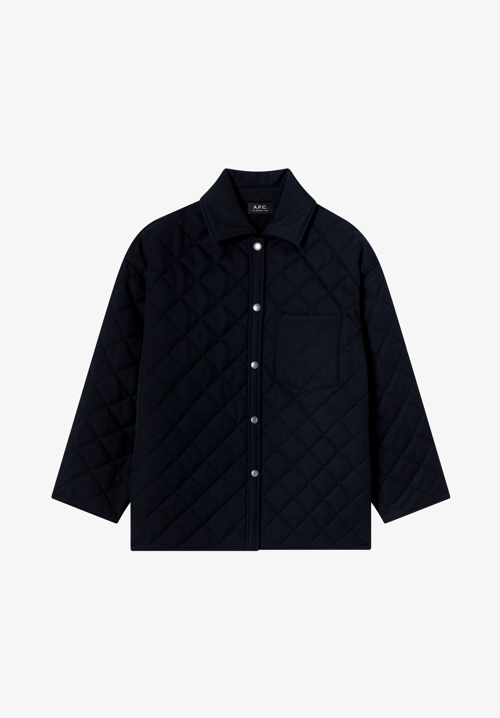 A.P.C. Wolljacke Gesteppt Marineblau M Unisex