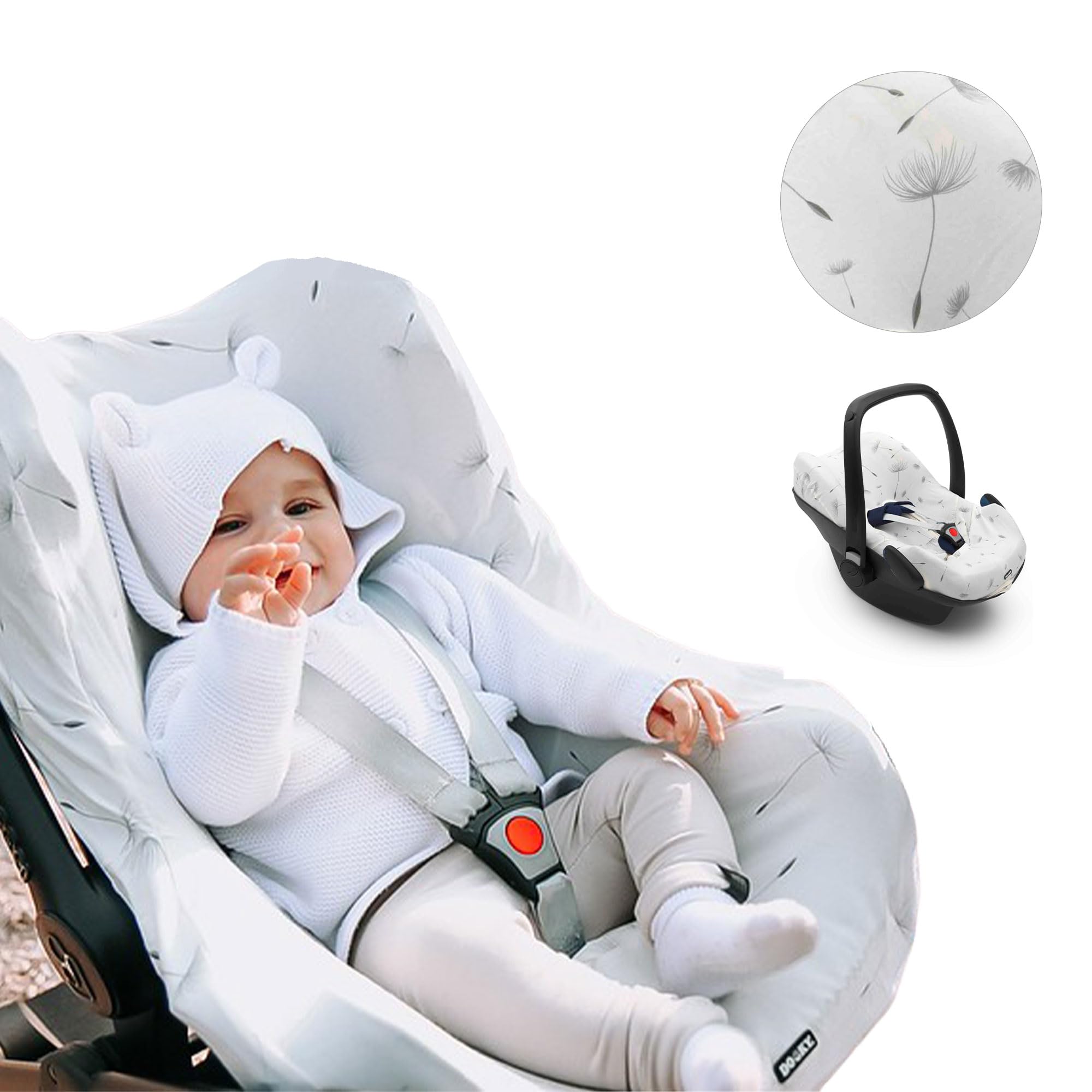 Dooky Seat Cover 0+ Babyschalenbezug Dandelion Baumwolle