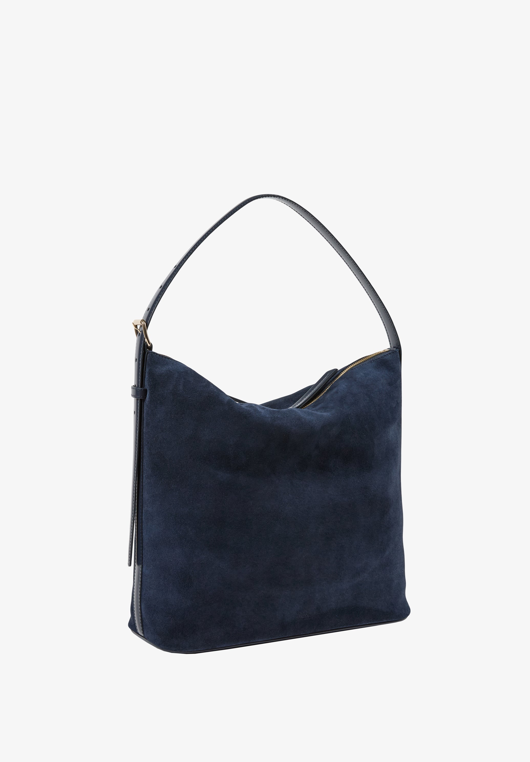 A.P.C. Vera Tasche Leder TU blau Wildleder