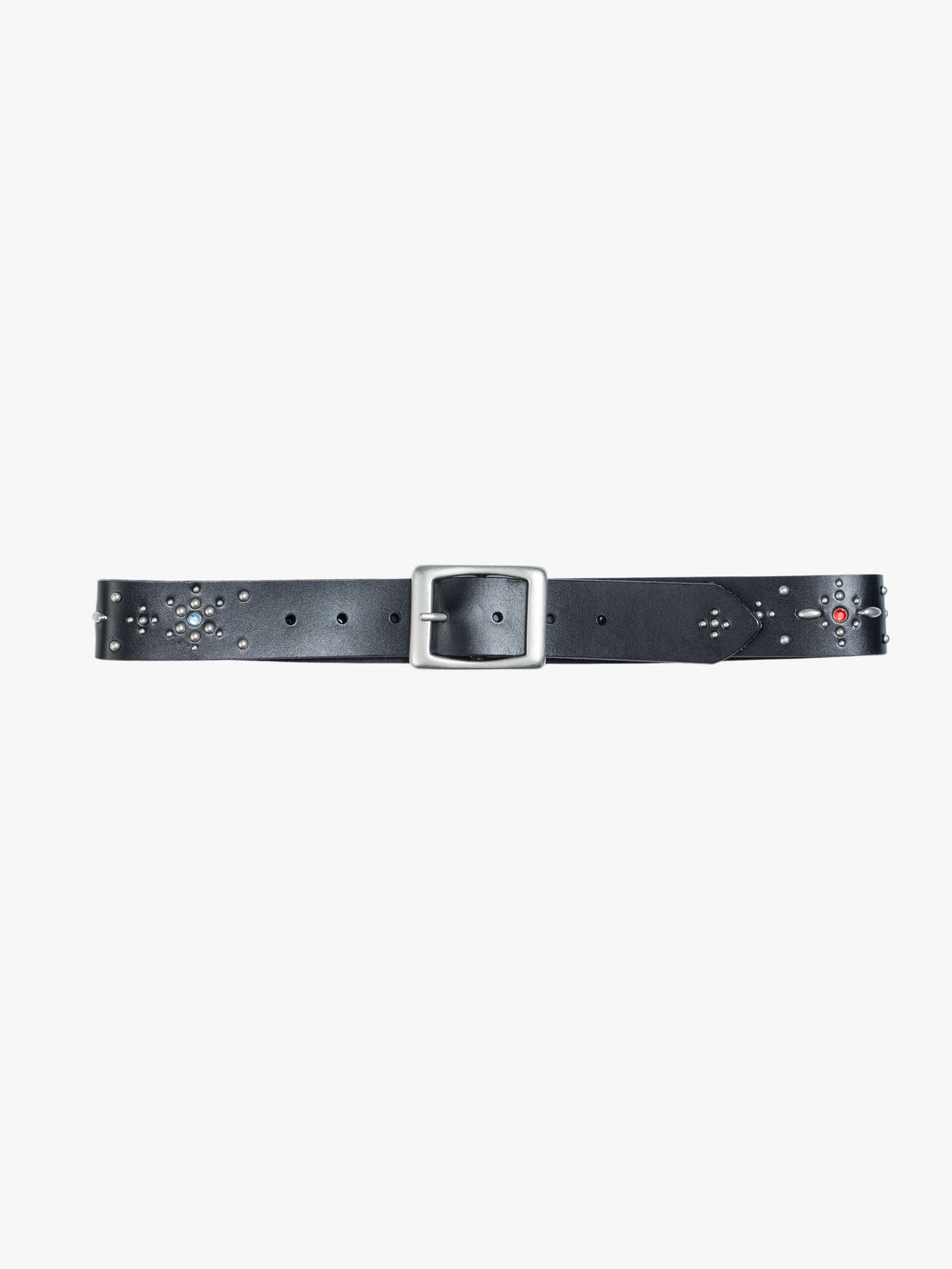 Mother Accessories The MF Studded Gürtel Schwarz Leder