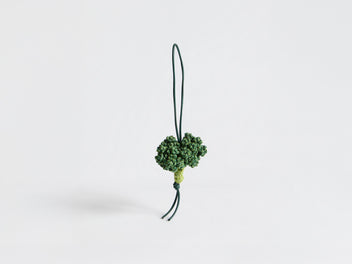 J.W.Anderson Bag Charms Hand-Crocheted Lemon Taschenanhänger Baumwolle