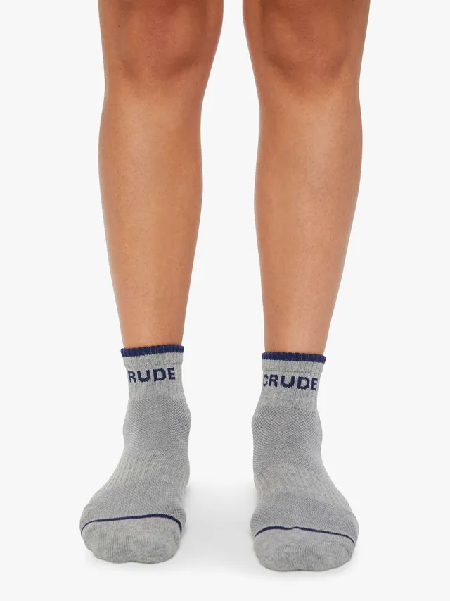 Mother Baby Steps Ankle Socken Rude Crude Grau