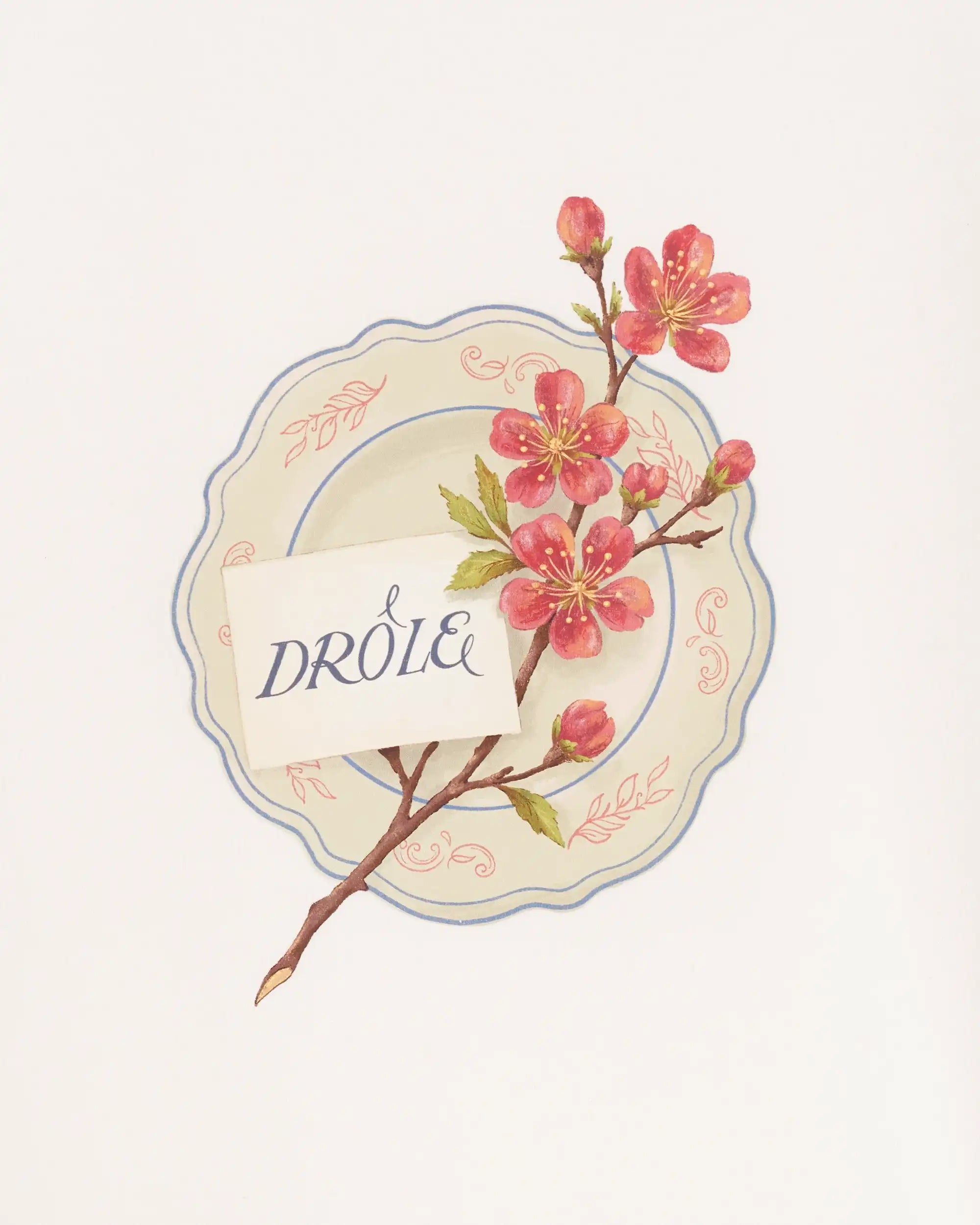 Drôle de Monsieur Drôle Porcelaine T-Shirt Off-White Print