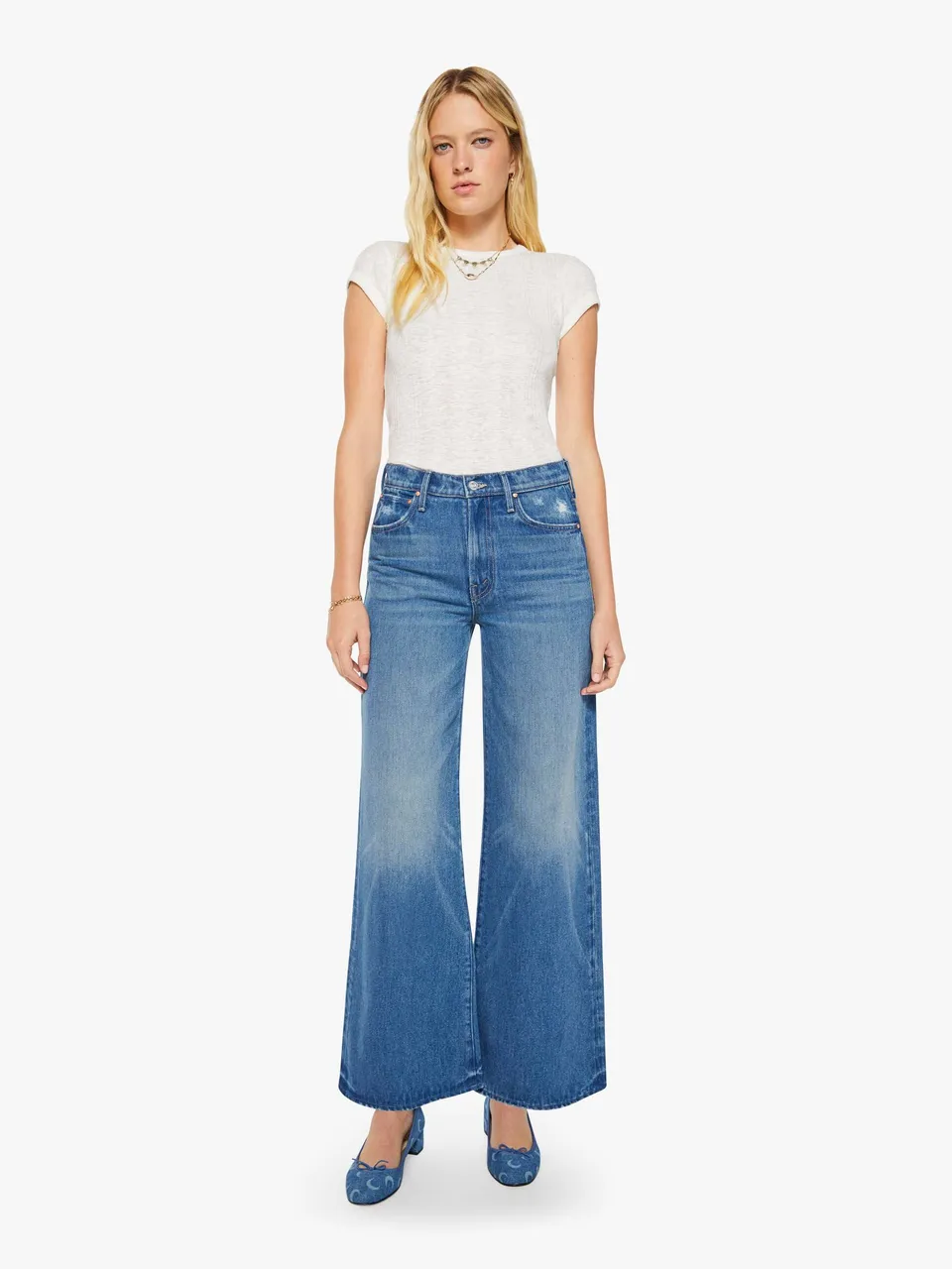 Mother Denim The Ditcher Roller Zip Skimp Jeans Tutu Much To Handle