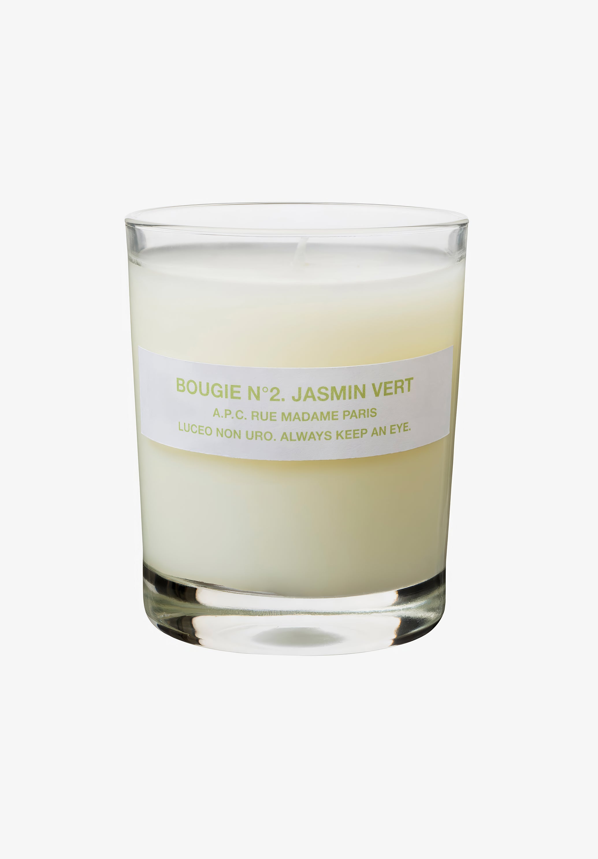 A.P.C. Duftkerze Grüner Jasmin TU Glas