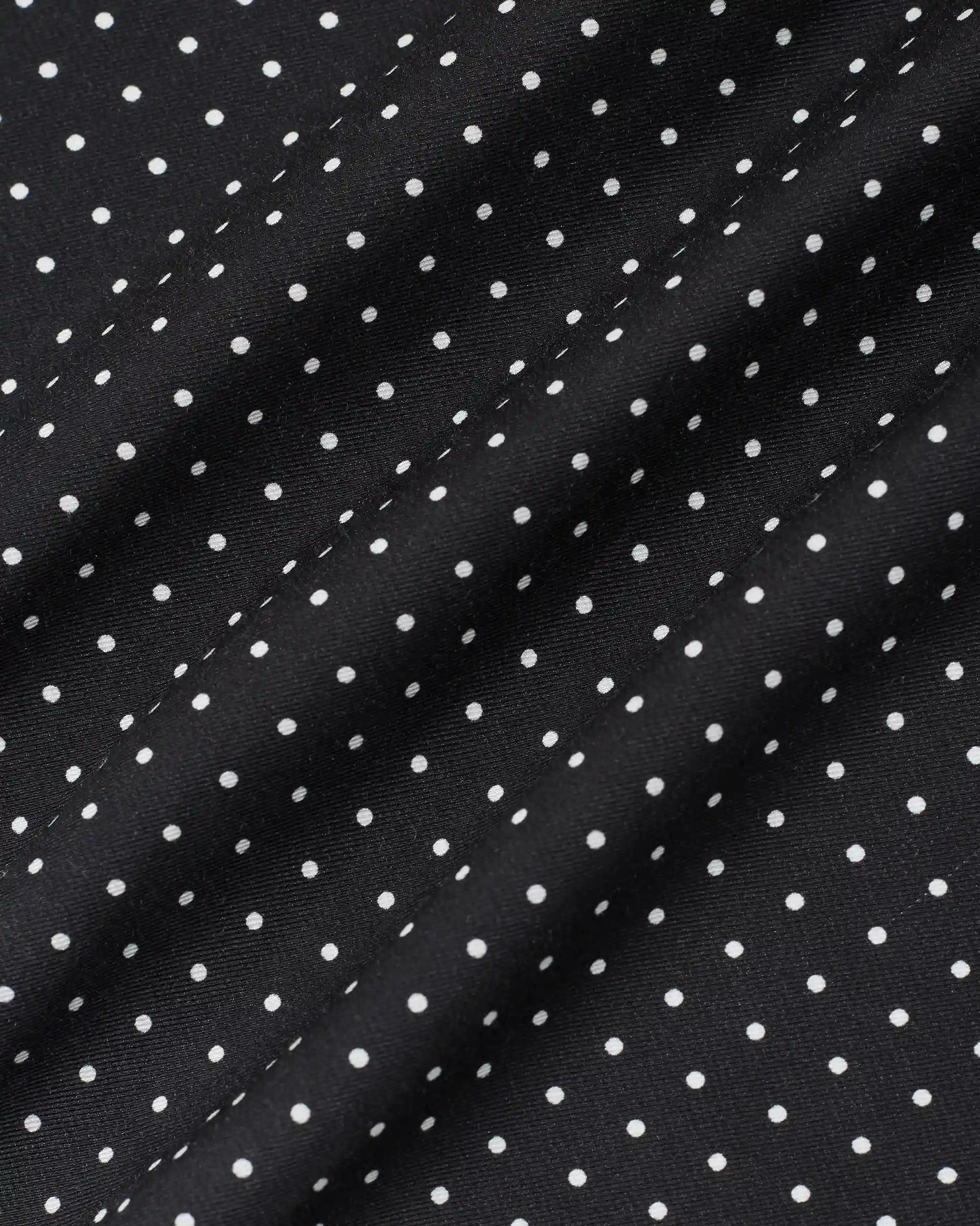 Drôle De Monsieur Notcha Short Sleeve Shirt Dots schwarz