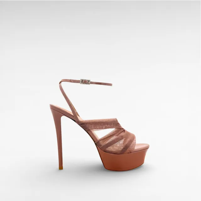 Gedebe Melody Platform Sandalen Tüll Gr. 38
