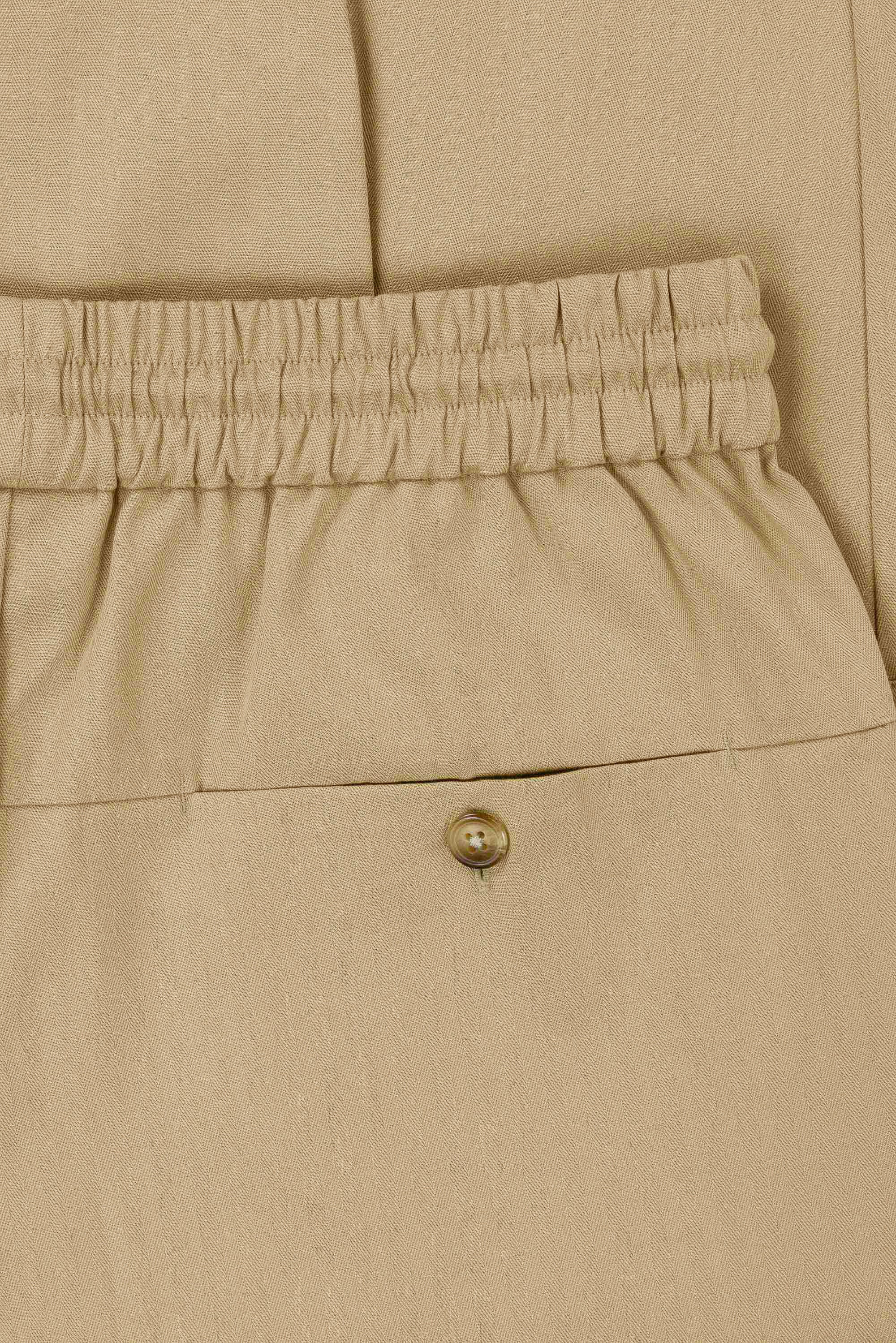 Drôle De Monsieur Le Pantalon Cropped Cargo Hose Dunkelbeige