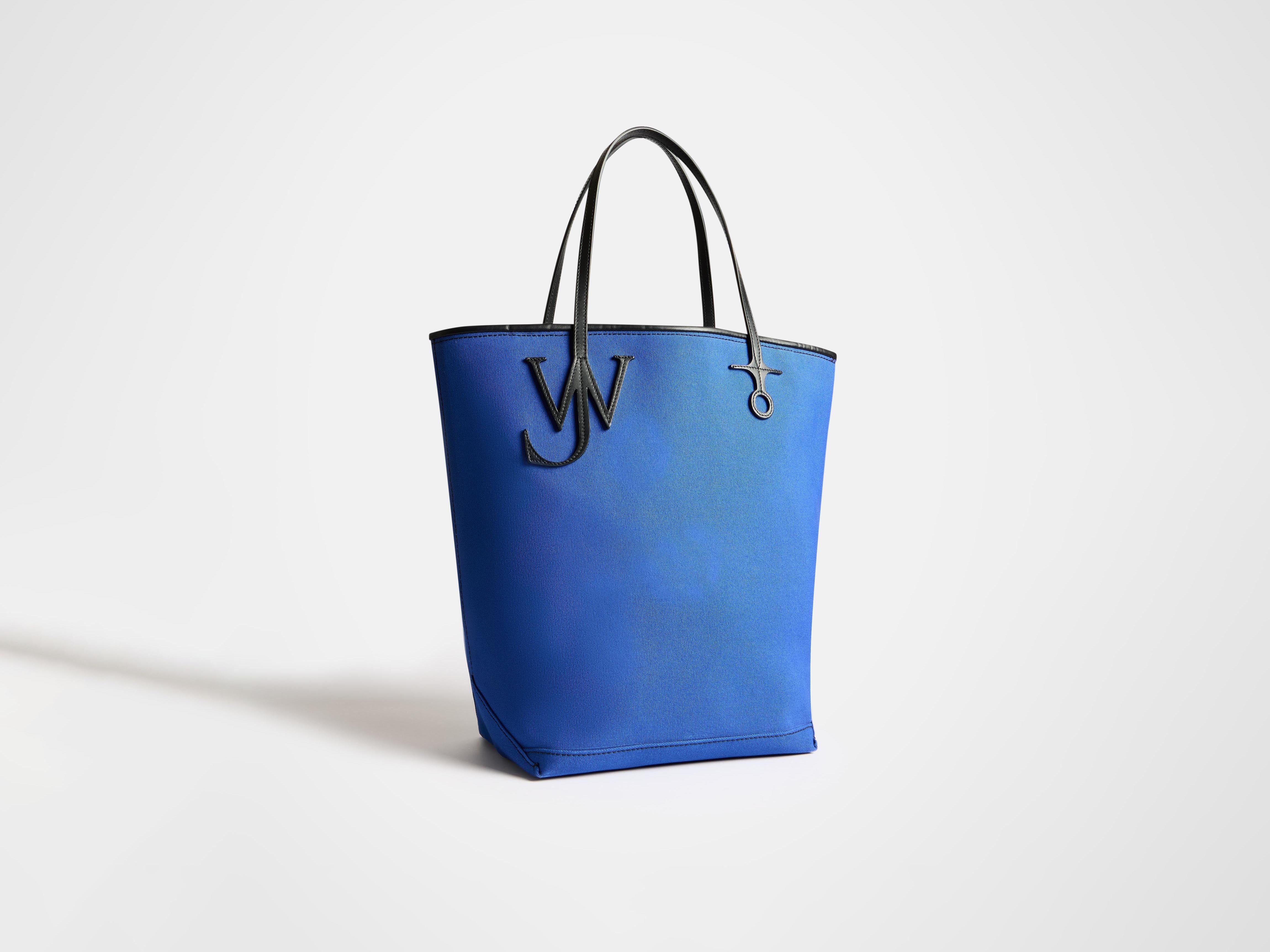 J.W.Anderson Bags Anchor Tote Blau Canvas Leder OS