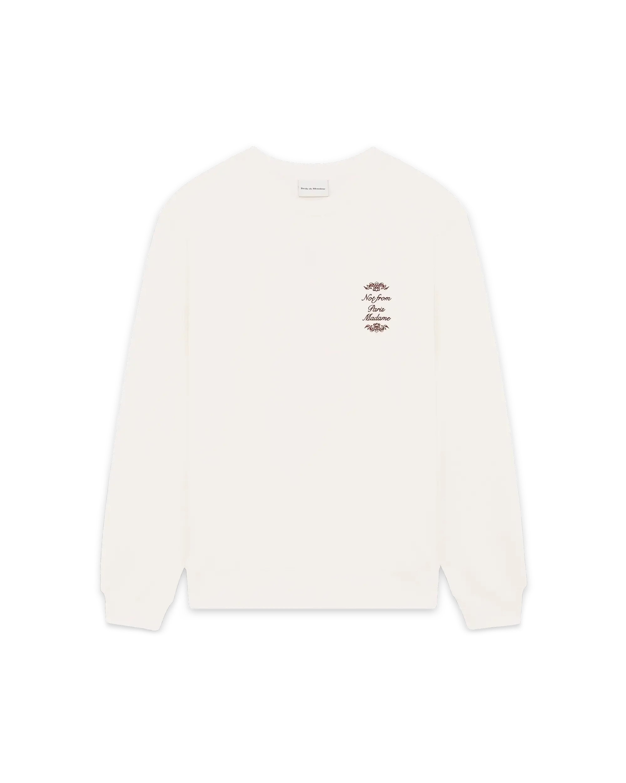 Drôle De Monsieur Sweatshirt Slogan Ornements Off White Stick
