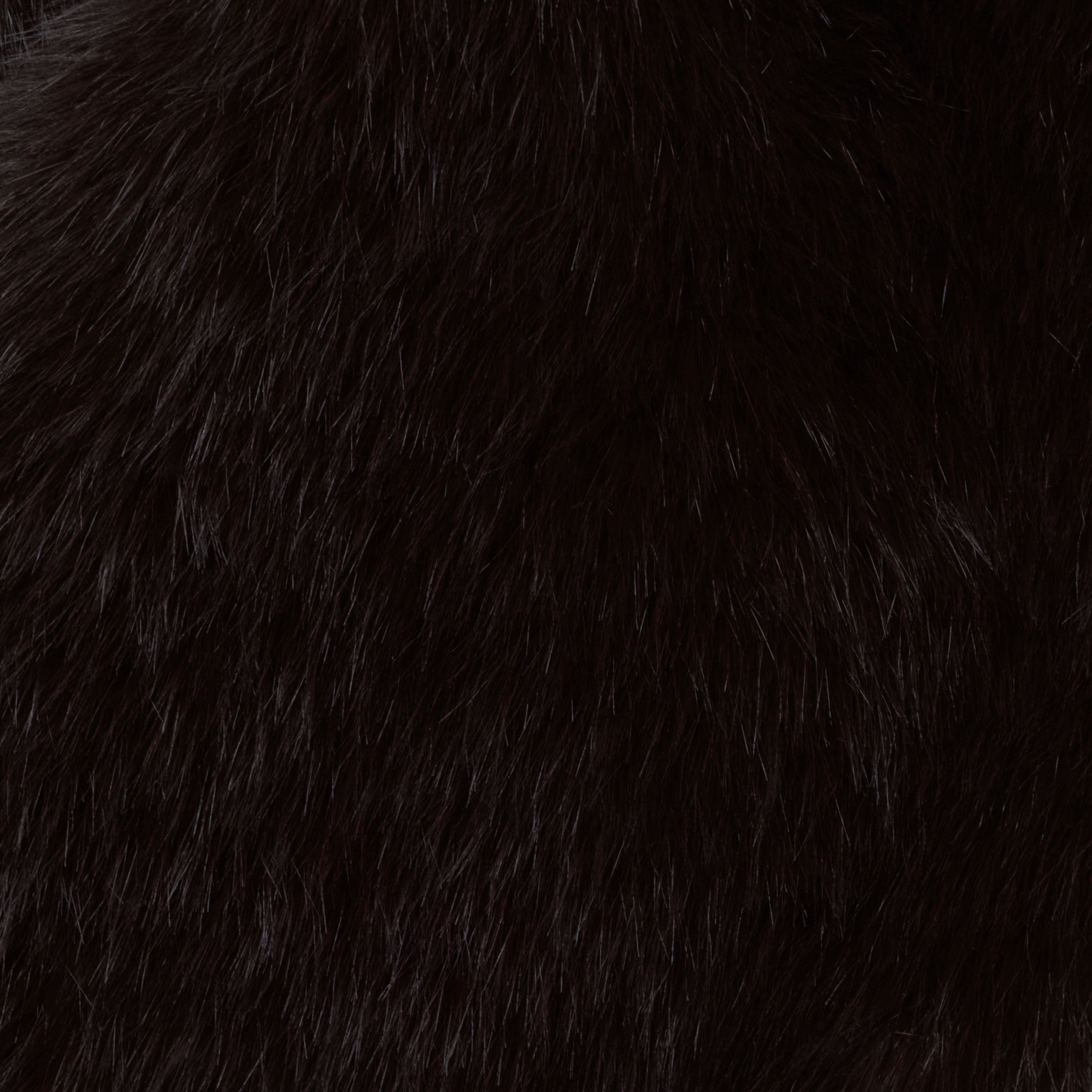 Self Portrait Scarves Brown Faux Fur Schal Braun One Size